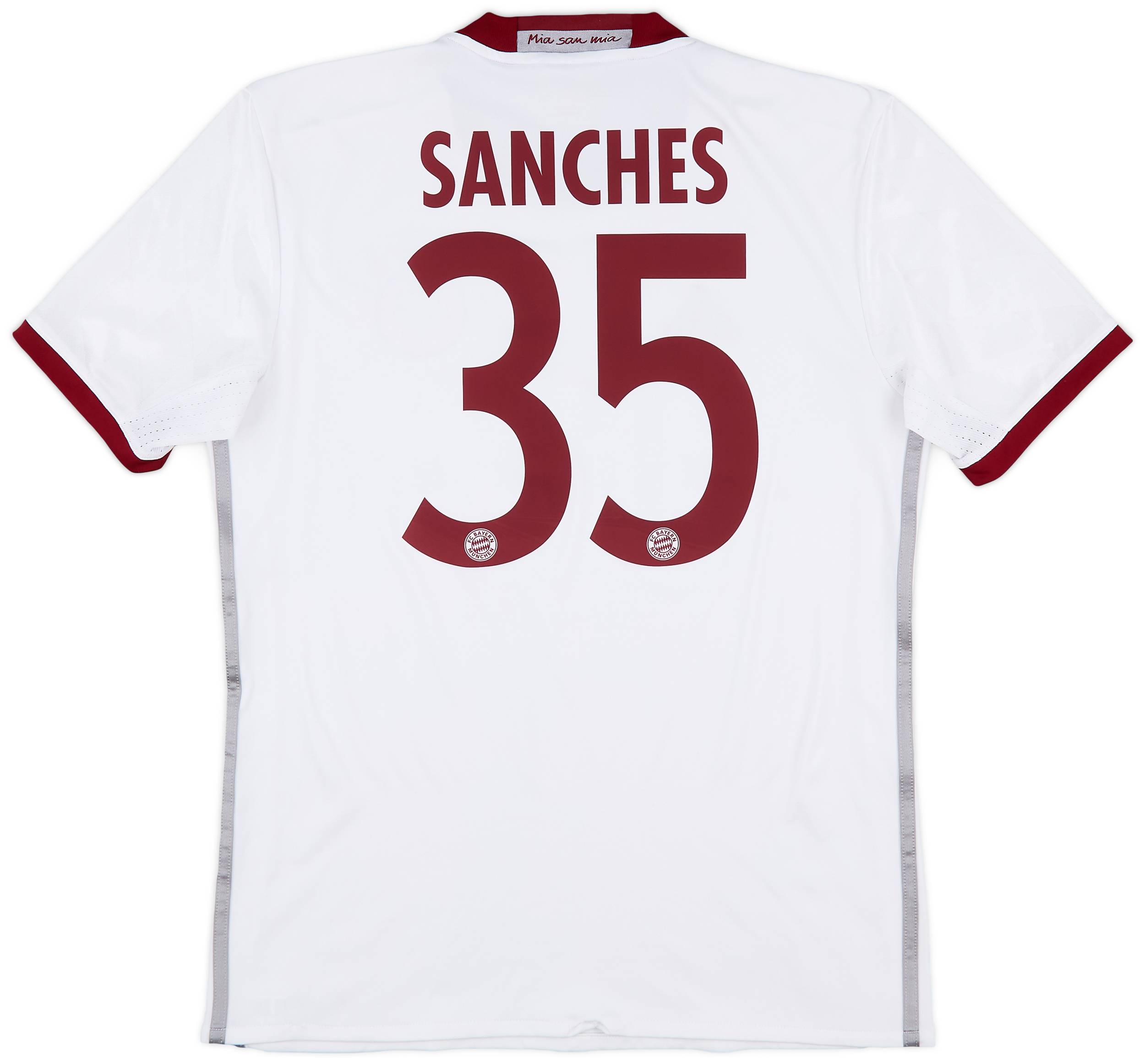 2016-17 Bayern Munich Third Shirt R.Sanches #35 - 7/10 - (S)