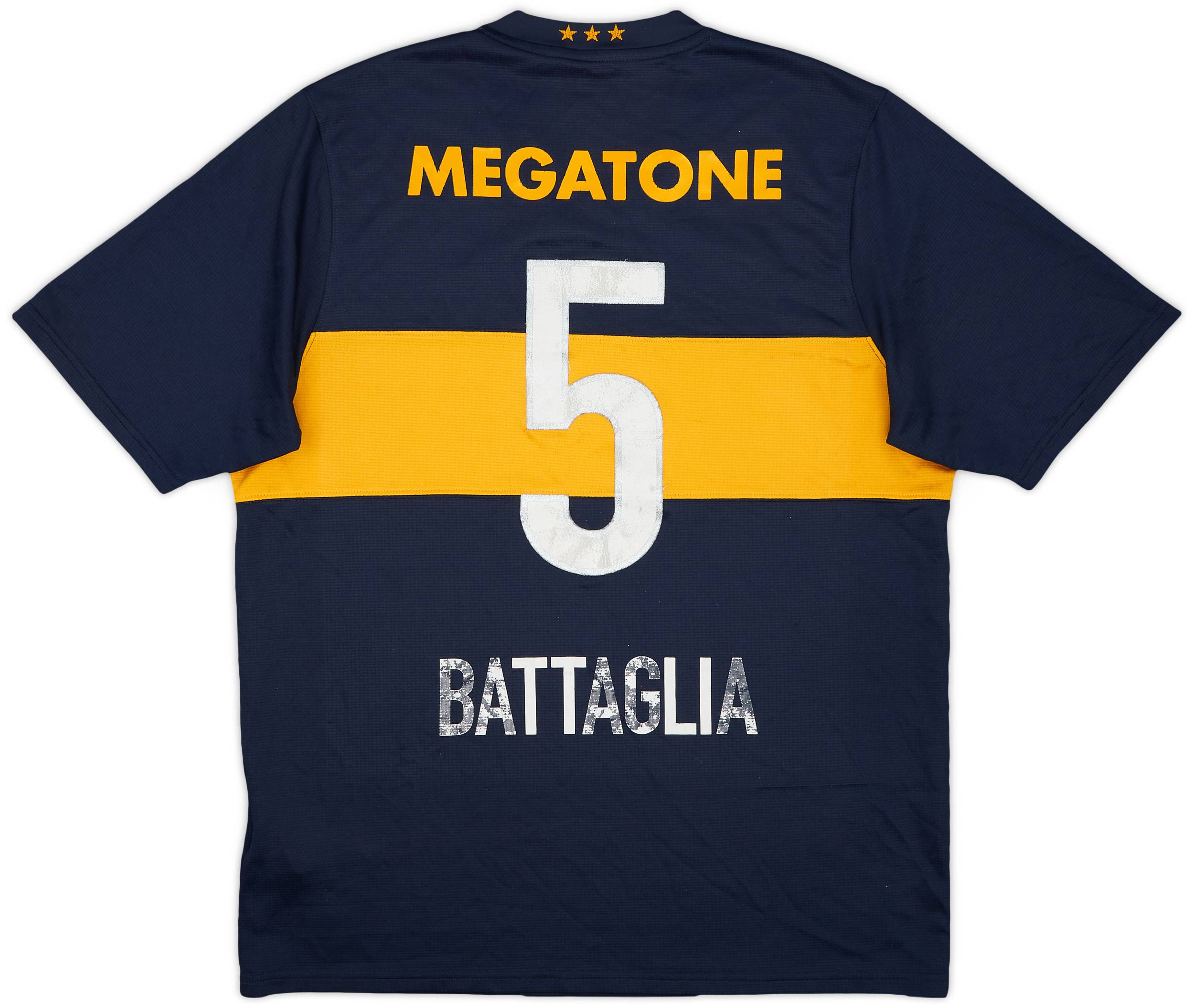2008-09 Boca Juniors Home Shirt Battaglia #5
 - 5/10 - (L)