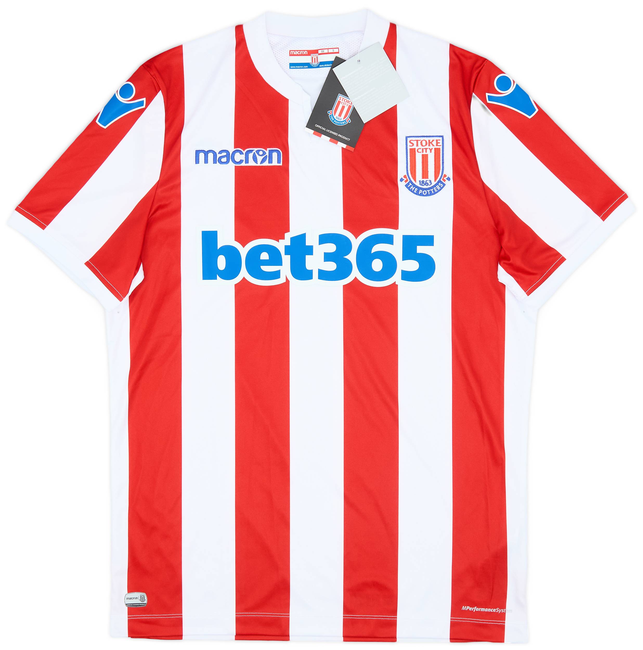 2018-19 Stoke City Home Shirt (S)