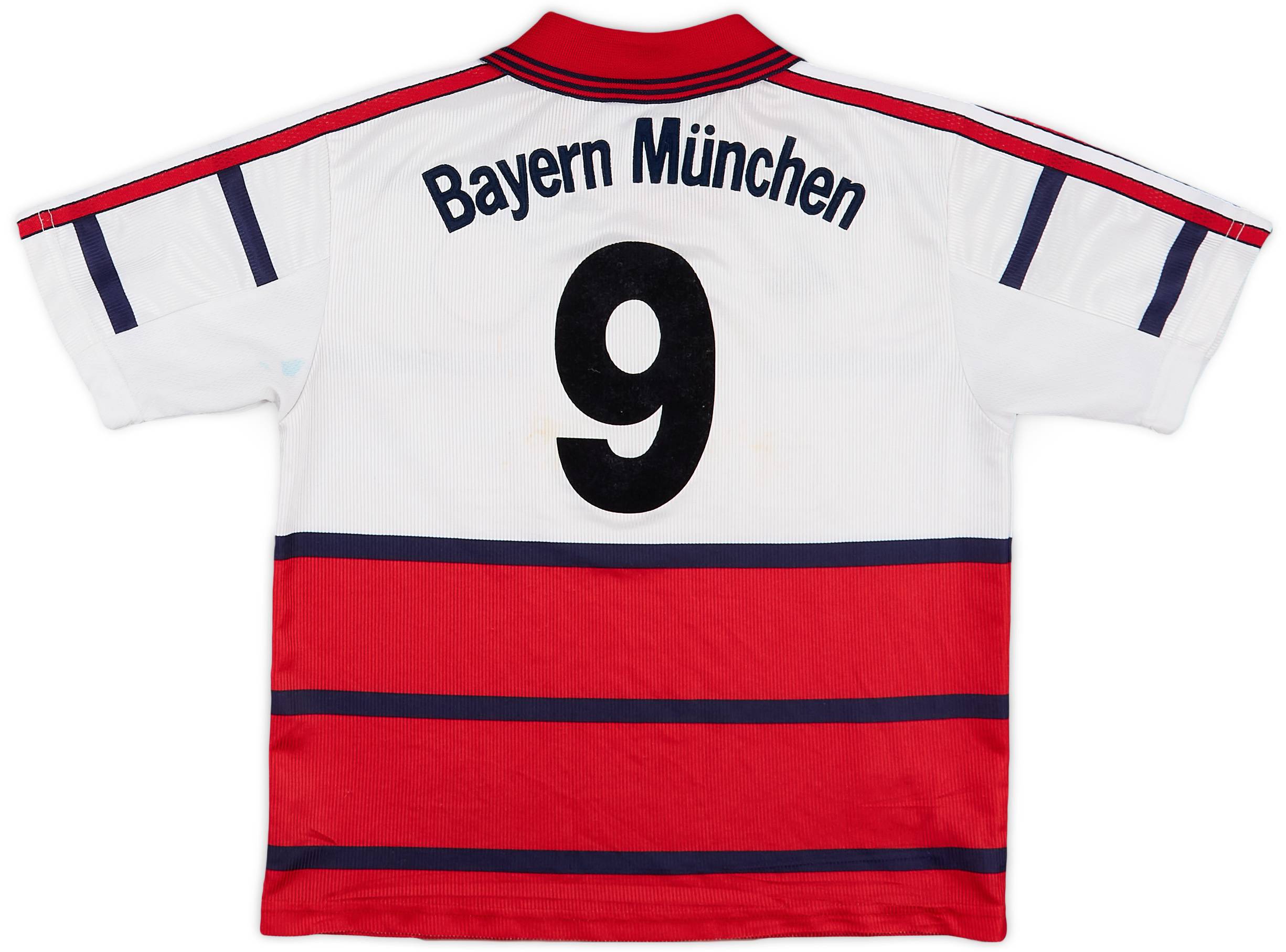 1998-00 Bayern Munich Away Shirt #9 - 7/10 - (M.Boys)