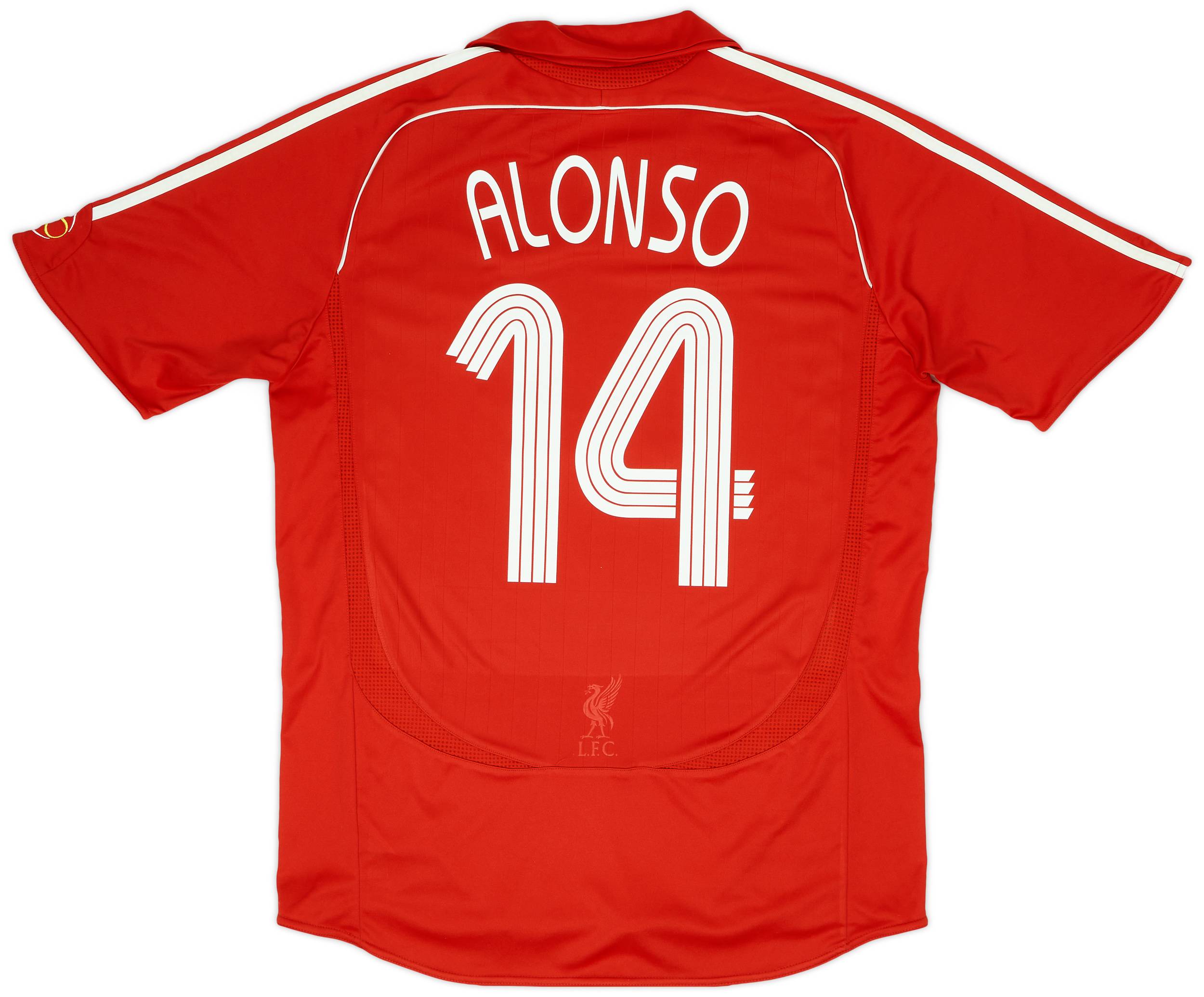 2006-08 Liverpool Home Shirt Alonso #14 - 5/10 - (L)