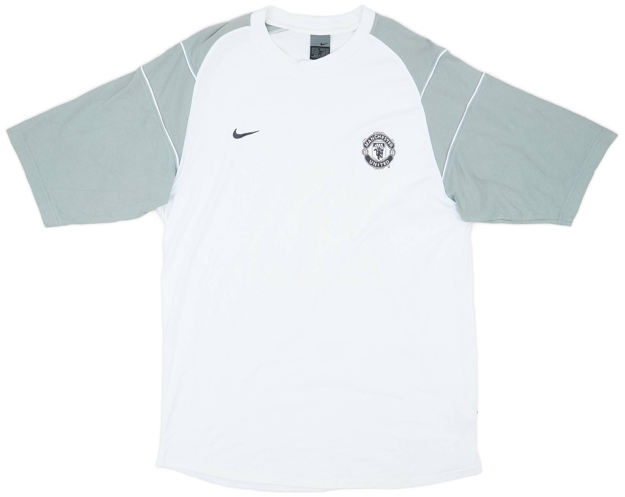 2003-04 Manchester United Nike Cotton Tee - 9/10 - (XL)