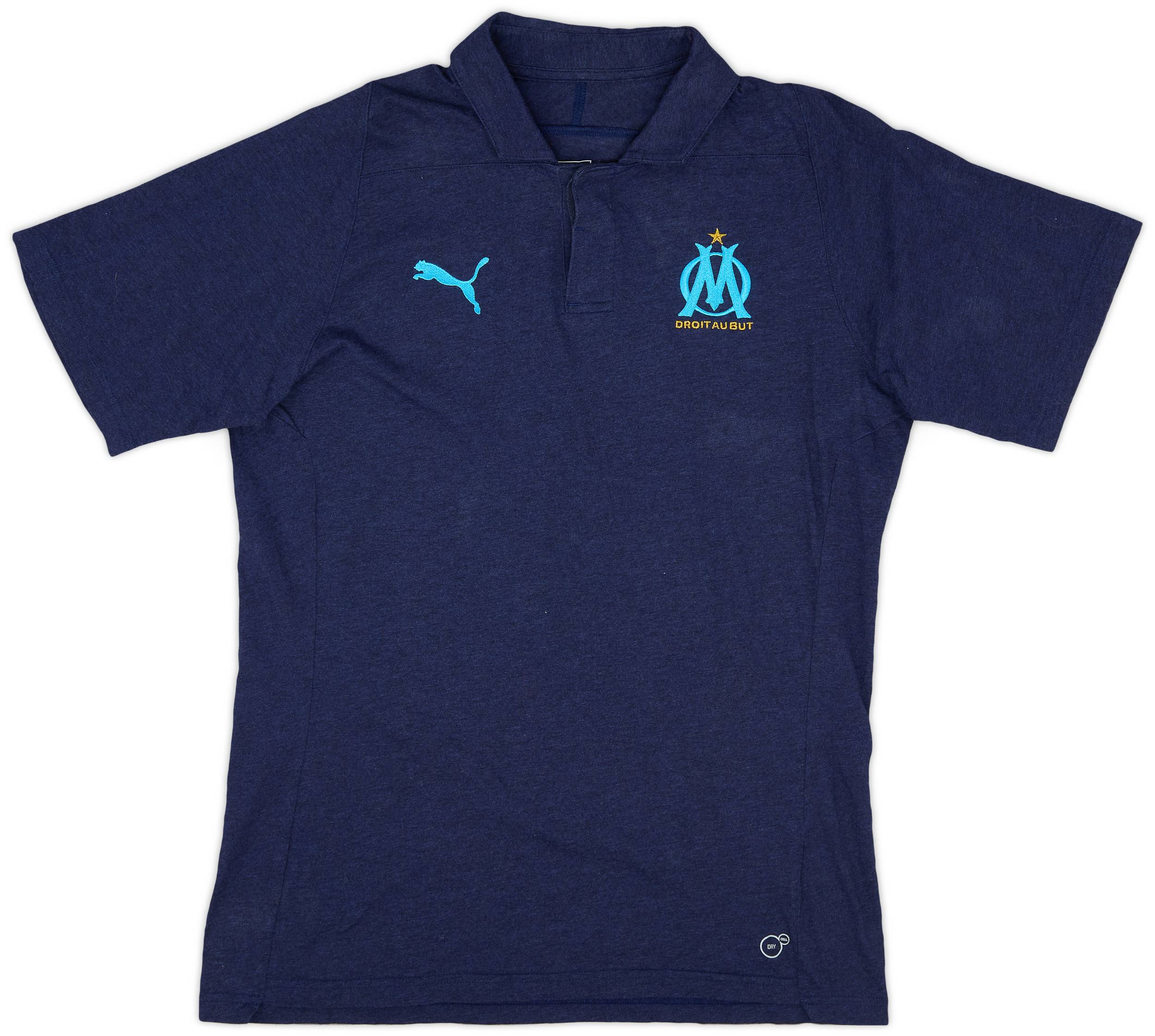 2018-19 Olympique Marseille Puma Polo Shirt - 7/10 - (L)