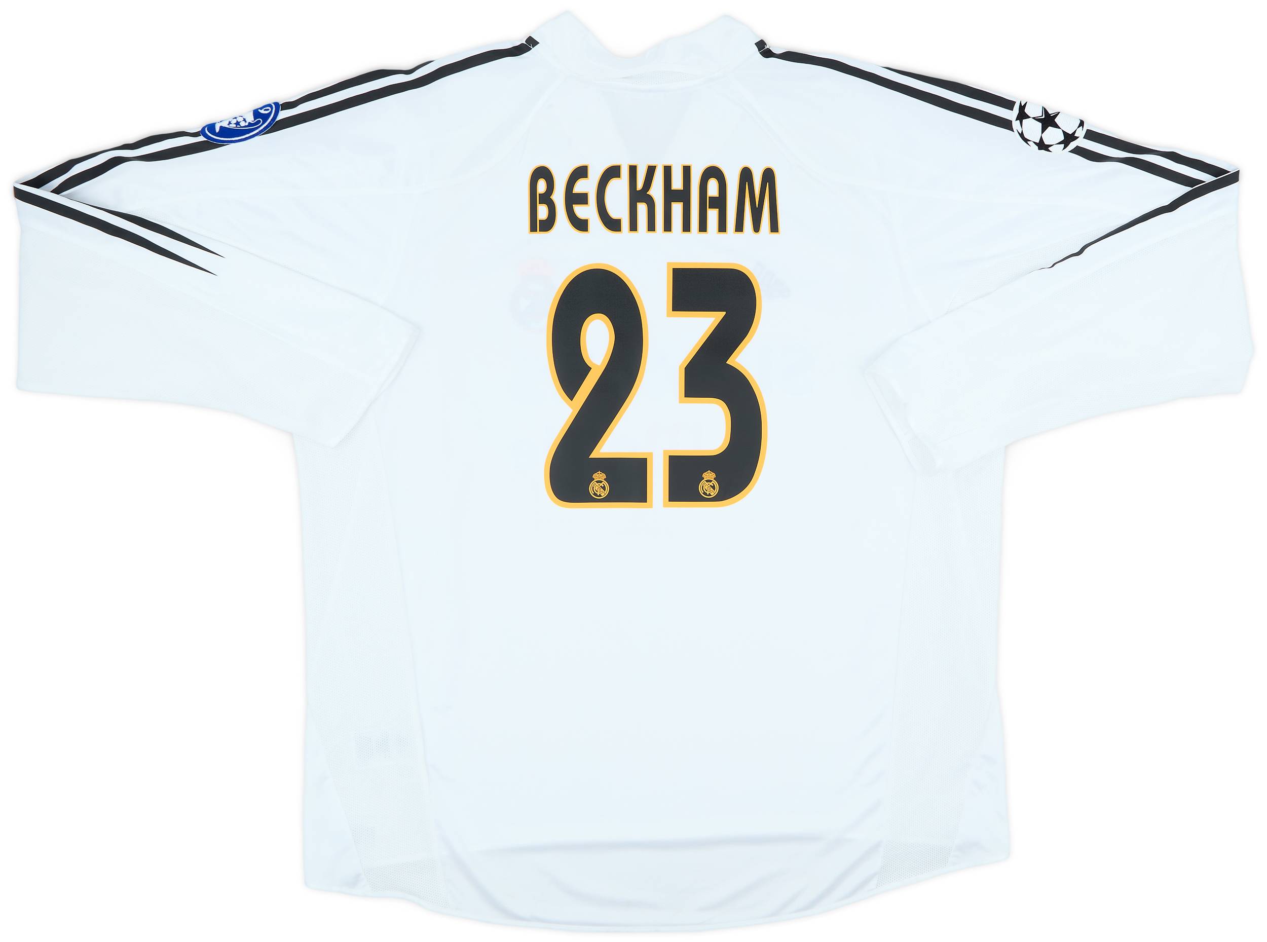 Beckham real madrid jersey discount