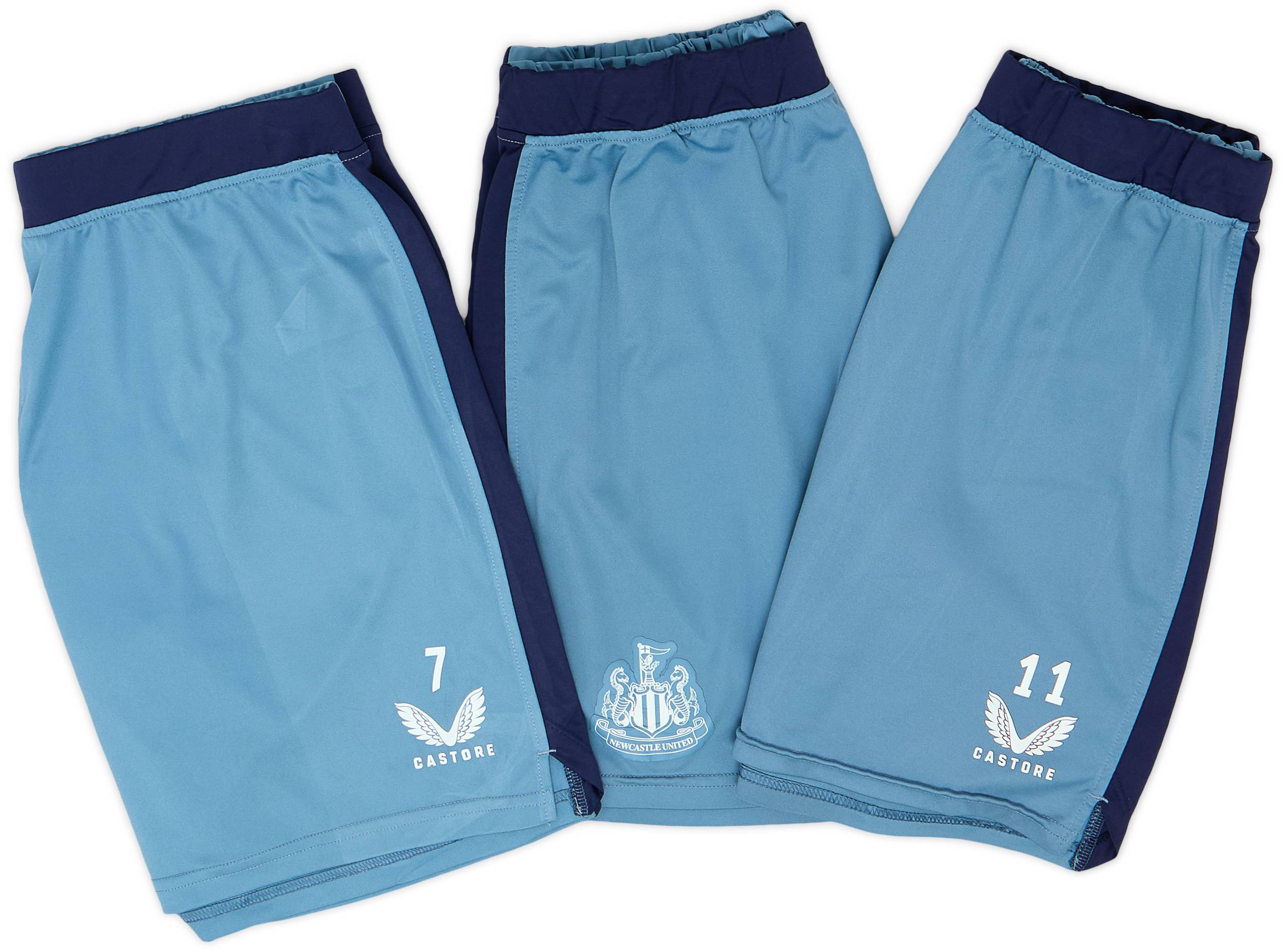 2023-24 Newcastle Player Issue Training Shorts # - 5/10