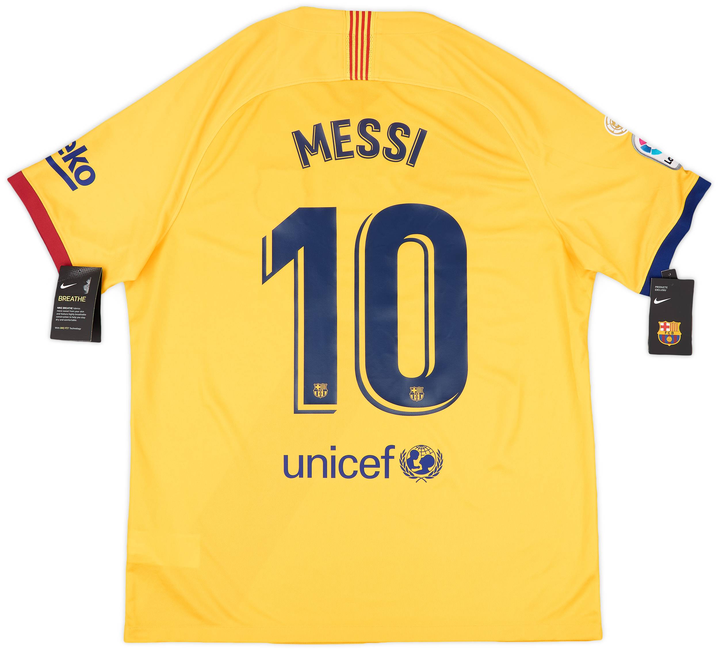 2019-20 Barcelona Away Shirt Messi #10 (XL)