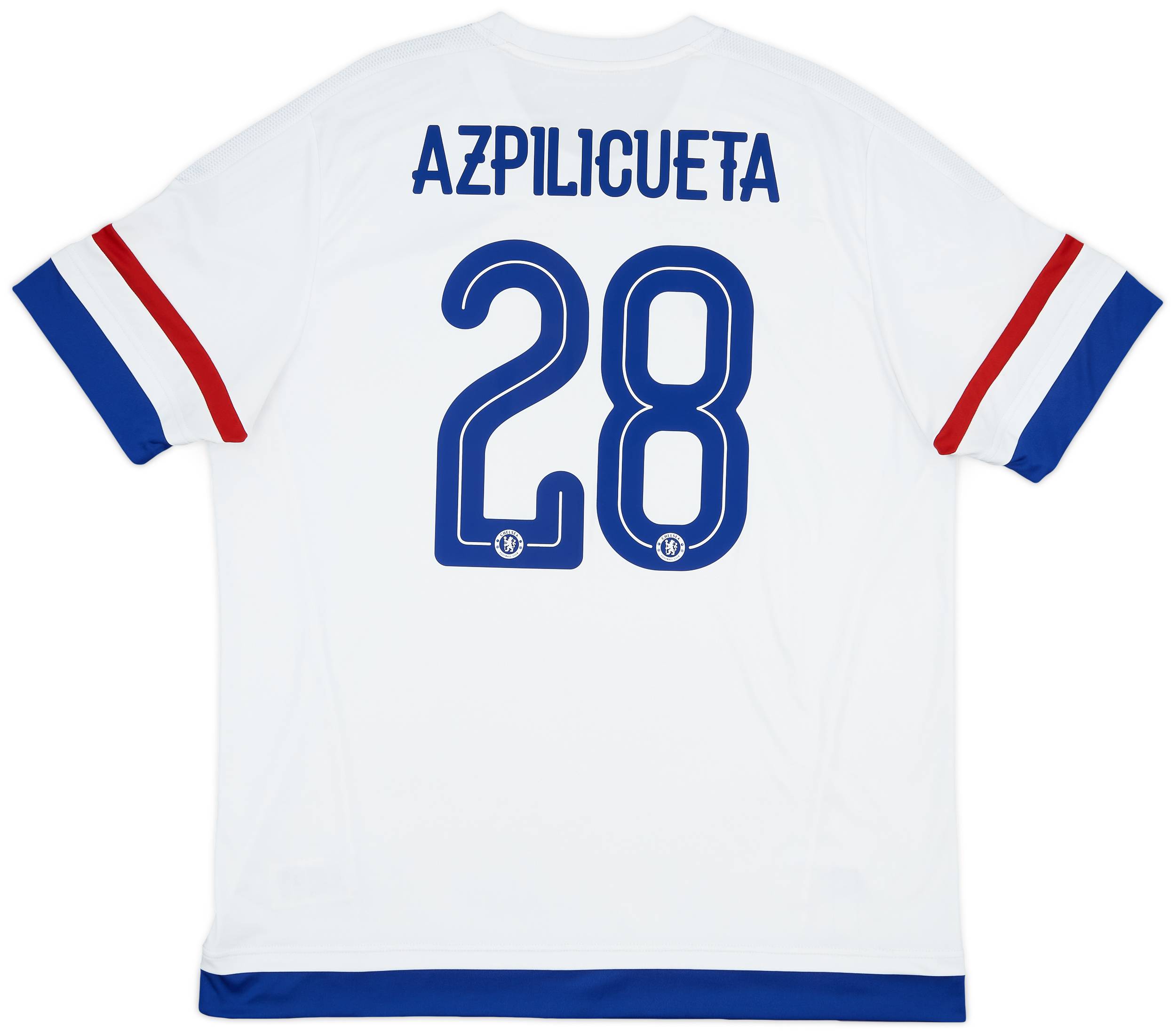 2015-16 Chelsea Away Shirt Azpilicueta #28 - 8/10 - (XL)