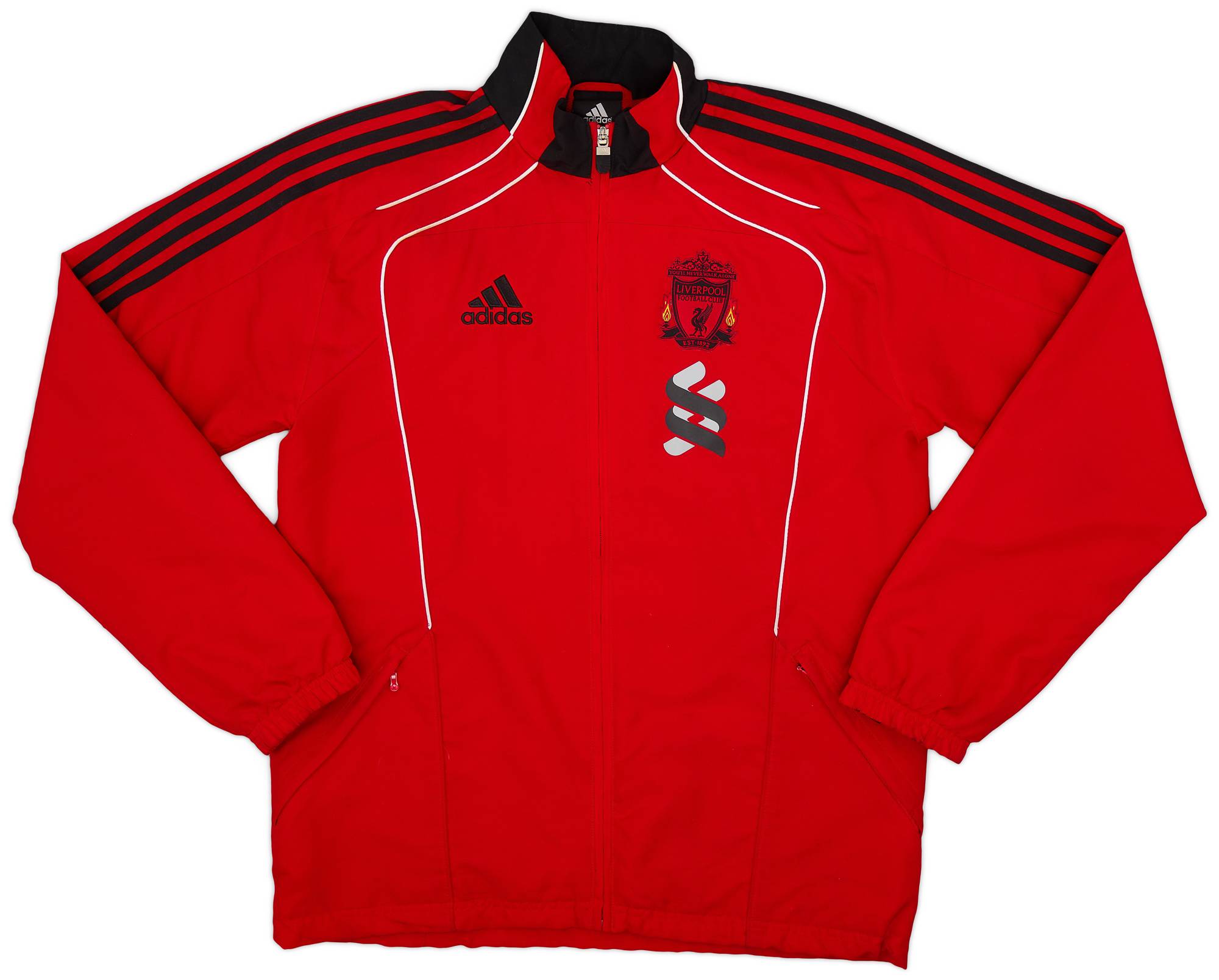 2010-11 Liverpool adidas Track Jacket - 10/10 - (S)