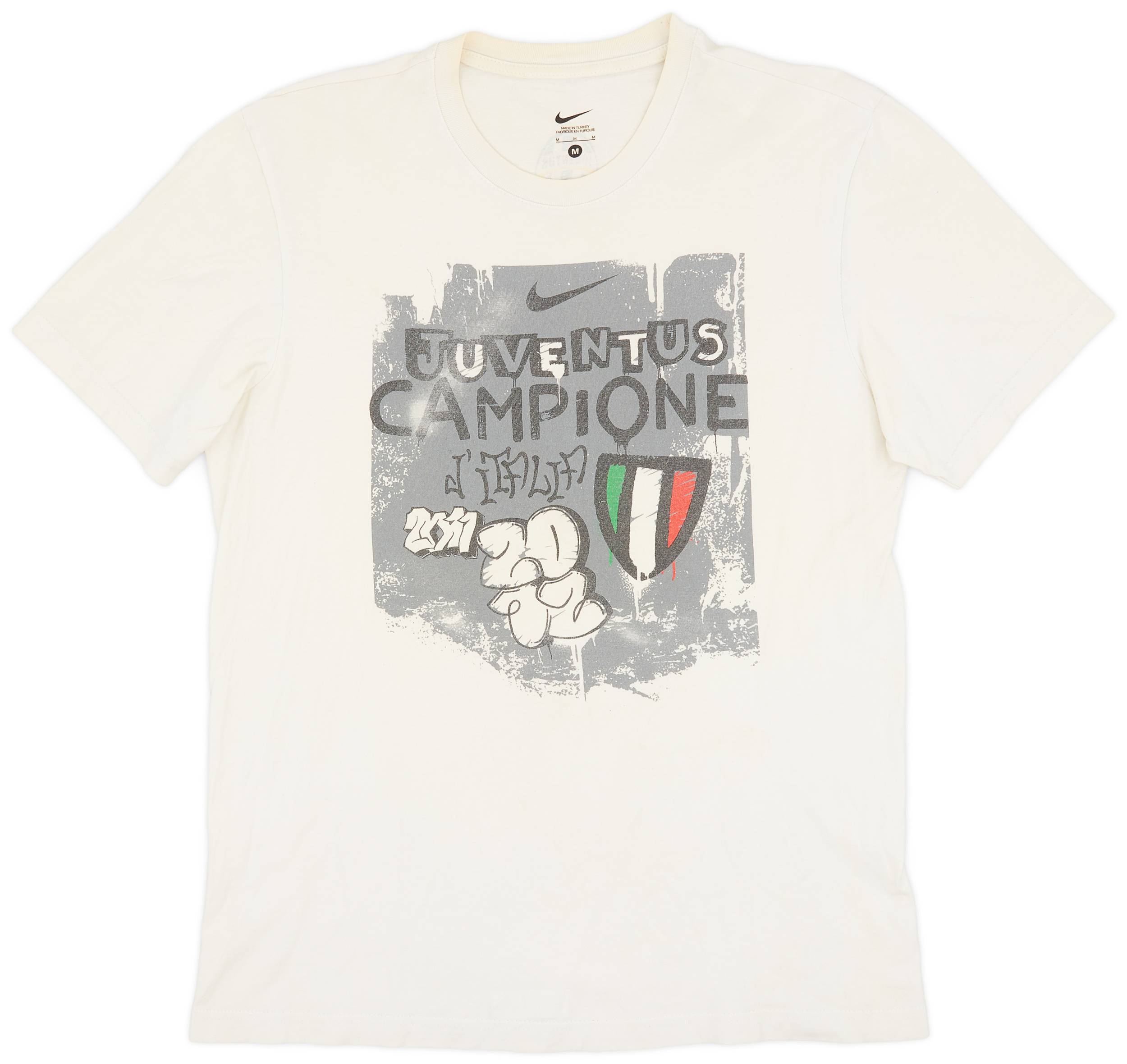 2011-12 Juventus 'Campione d'Italia' Graphic Tee - 6/10 - (M)