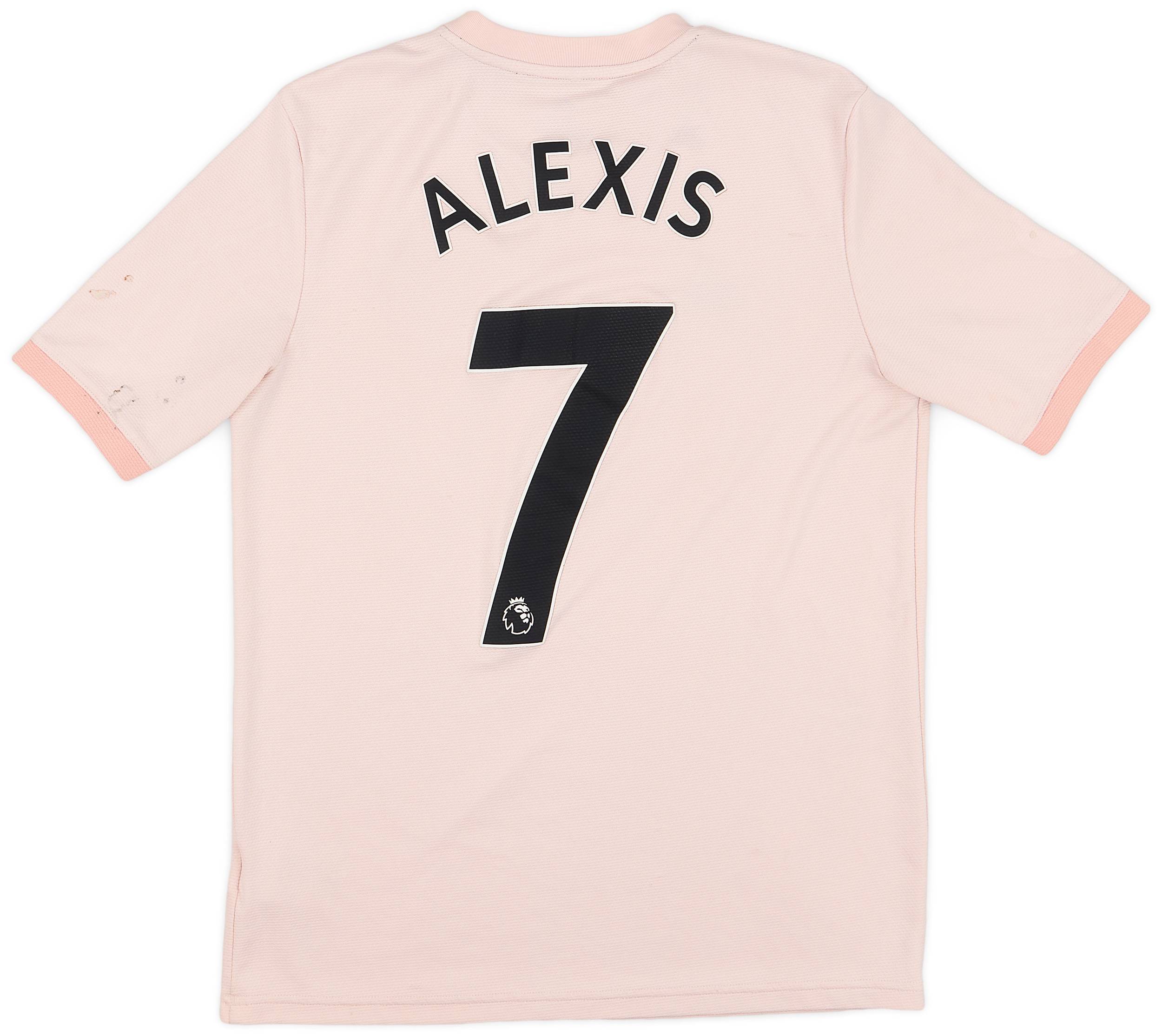 2018-19 Manchester United Away Shirt Alexis #7 - 3/10 - (XL.Boys)