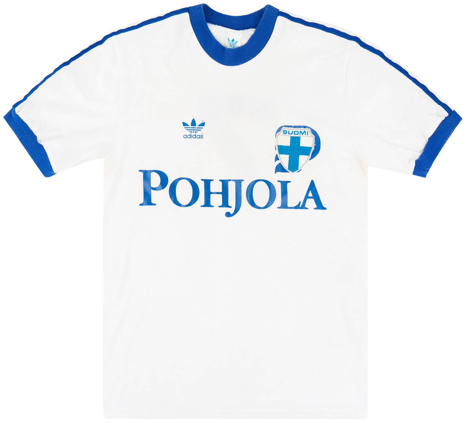 ユニホーム 1982 Finland Match Worn Home Shirt #7 (Haaskivi) v England