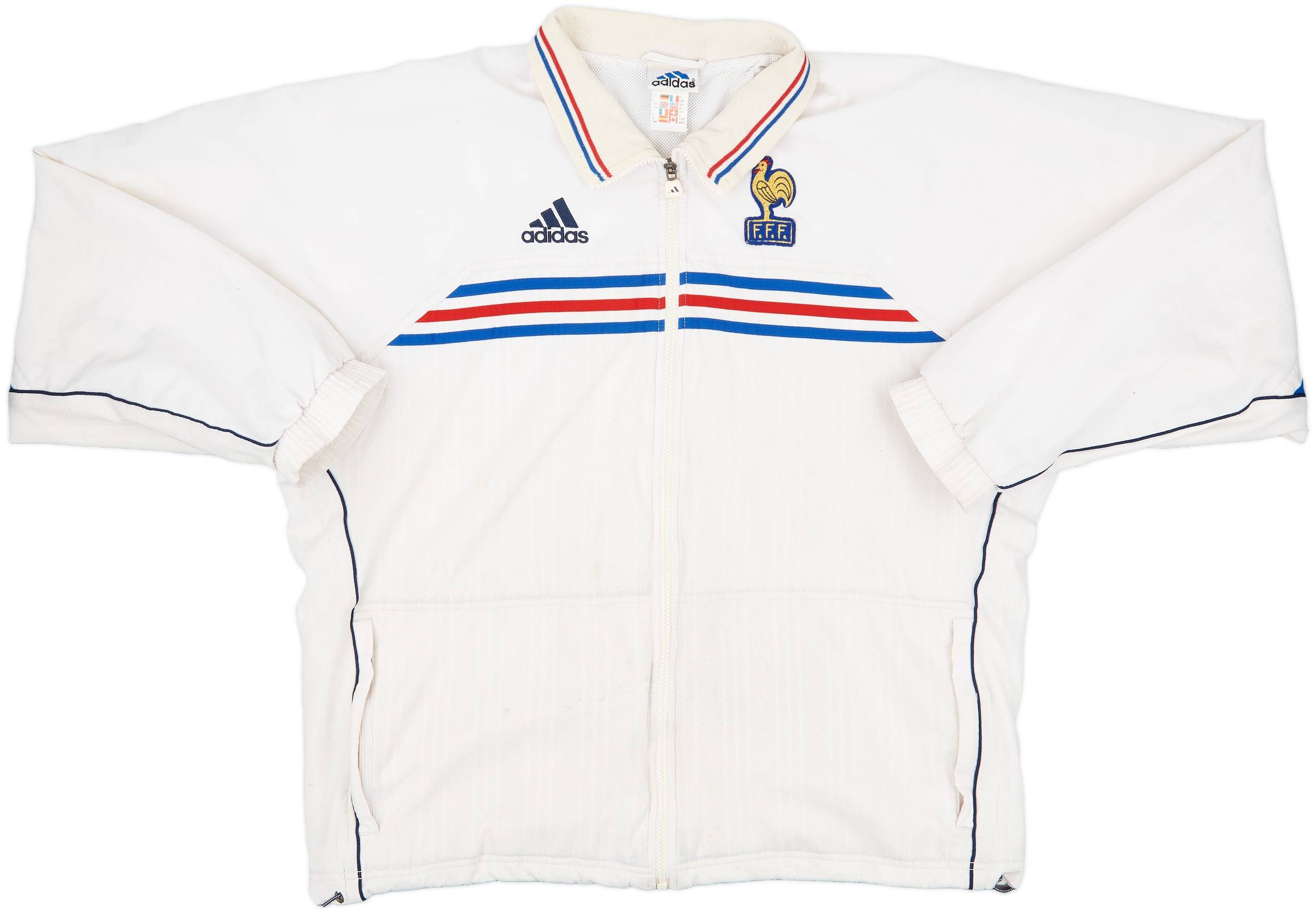 1998-00 France adidas Track Jacket - 5/10 - (M/L)