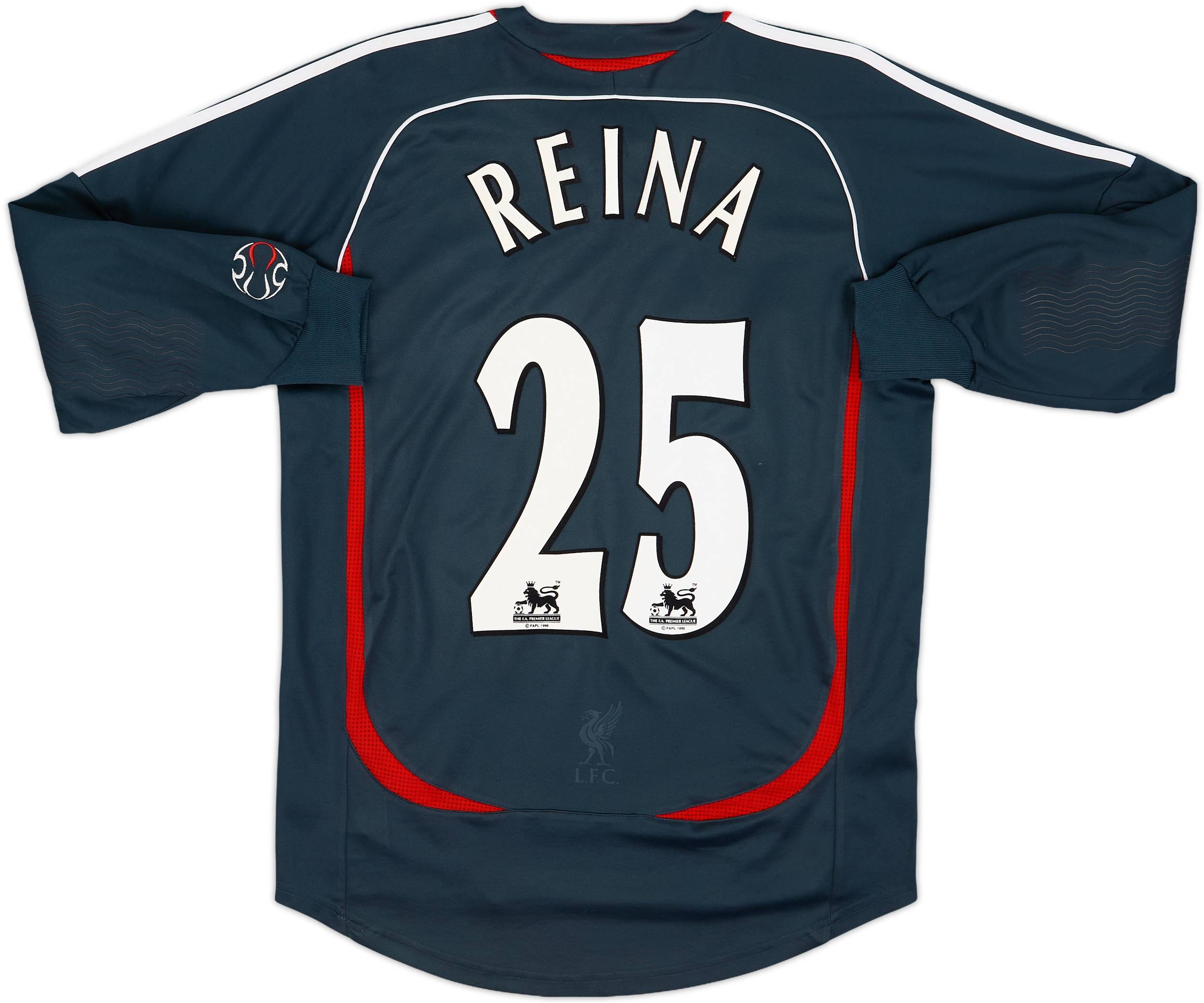 2006-07 Liverpool GK Shirt Reina #25 - 8/10 - (L)