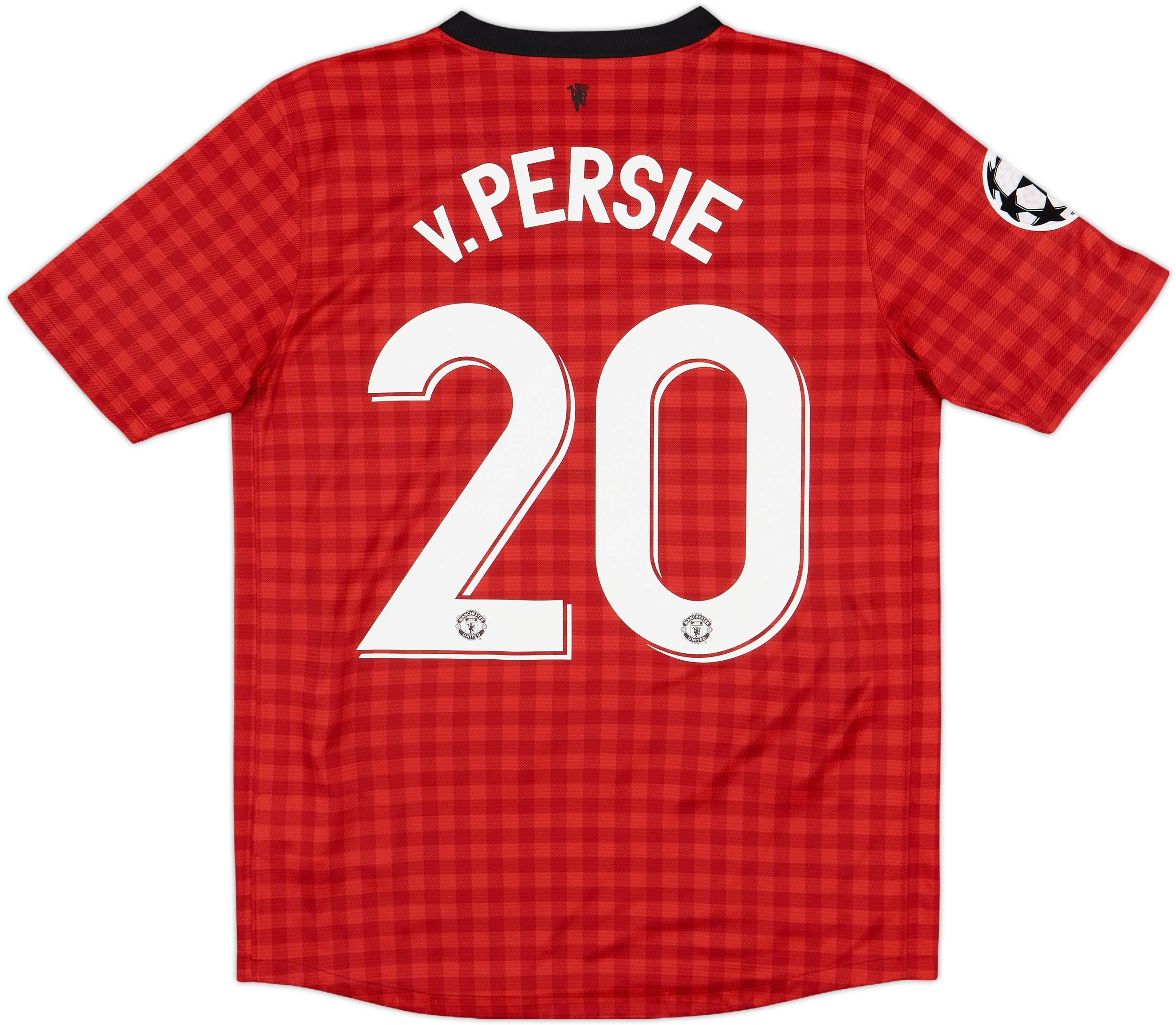 2012-13 Manchester United Home Shirt v.Persie #20 - 6/10 - (XL.Boys)