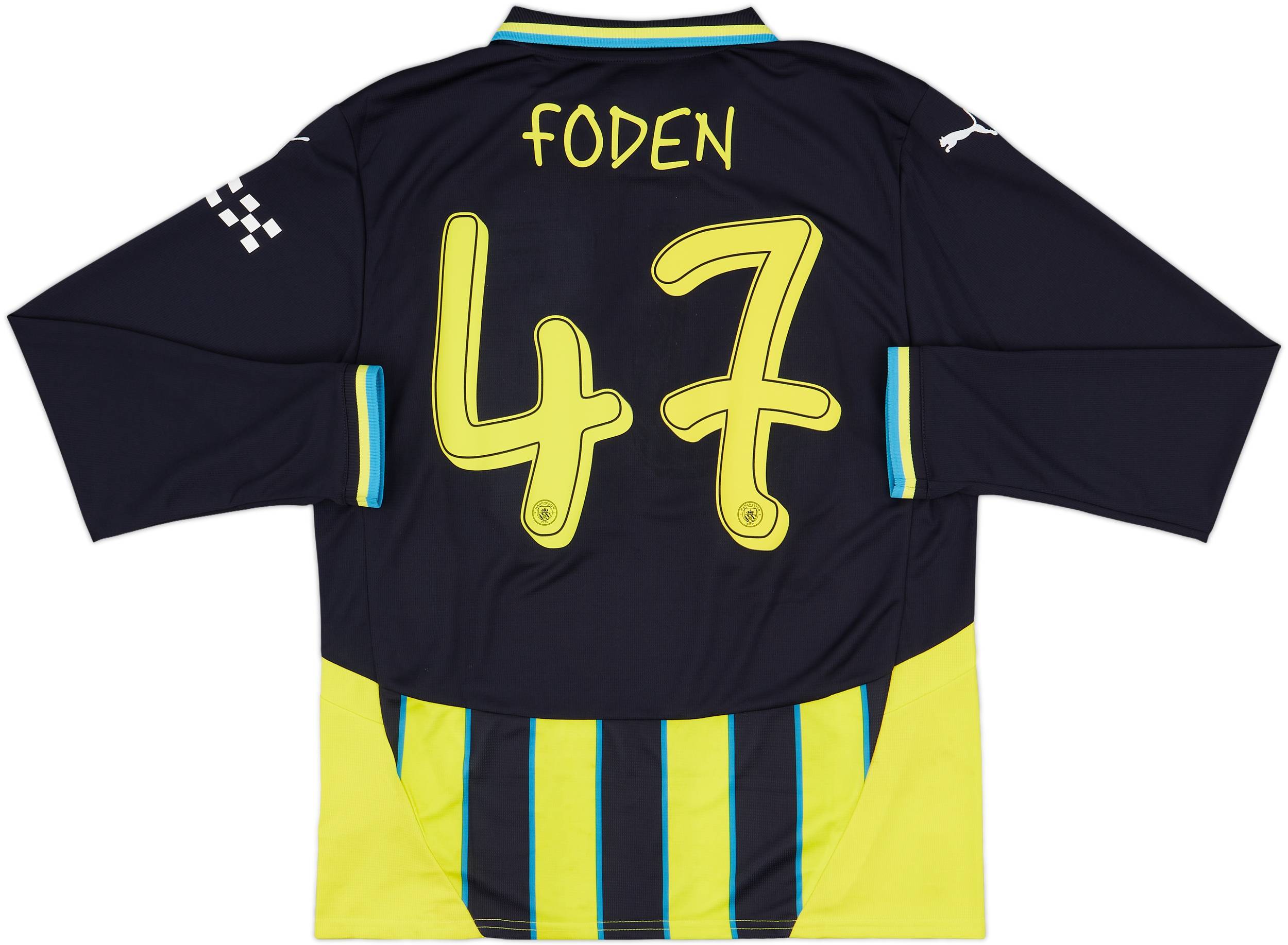 2024-25 Manchester City Away L/S Shirt Foden #47 (L)