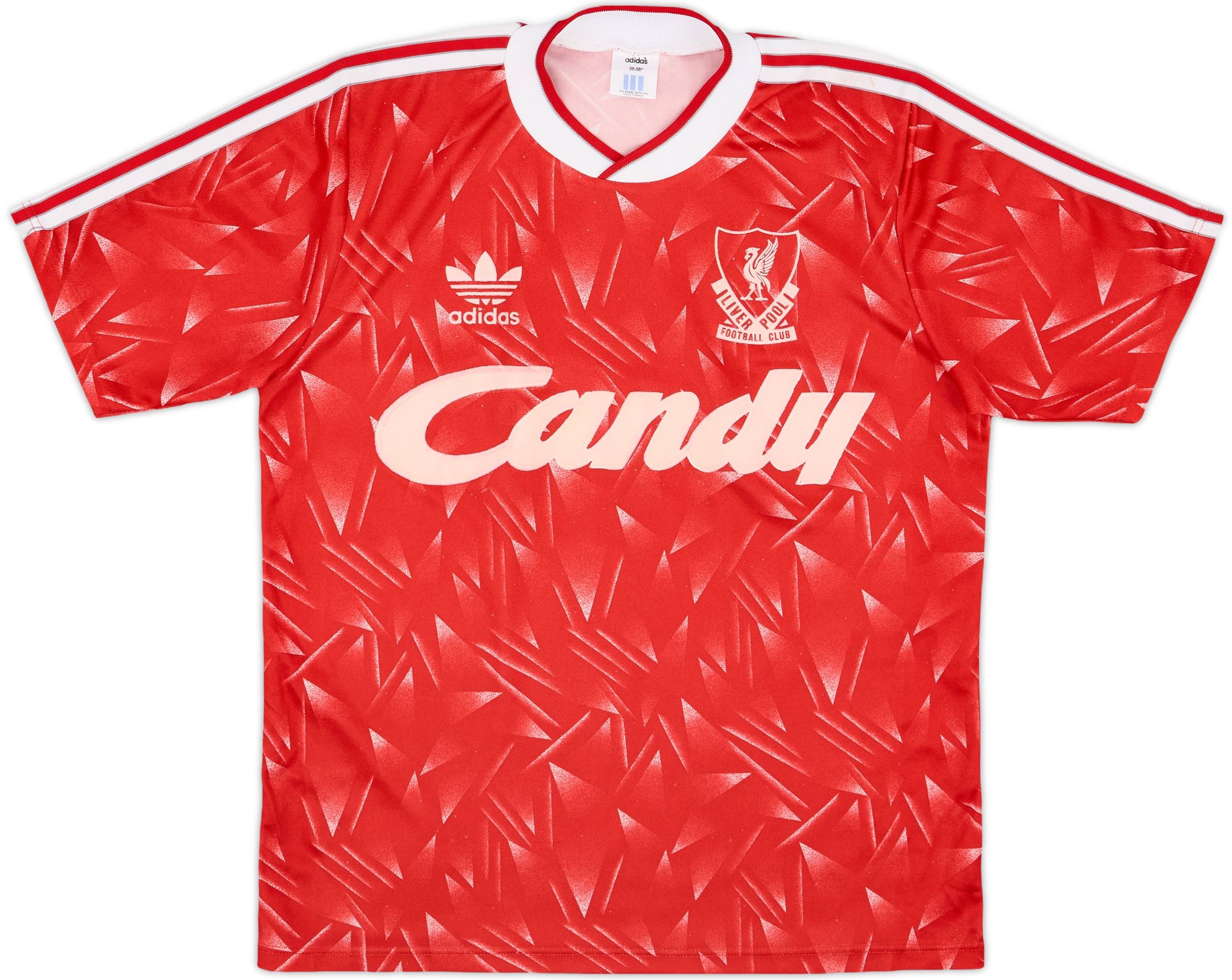 1989-91 Liverpool Home Shirt - 6/10 - (S)