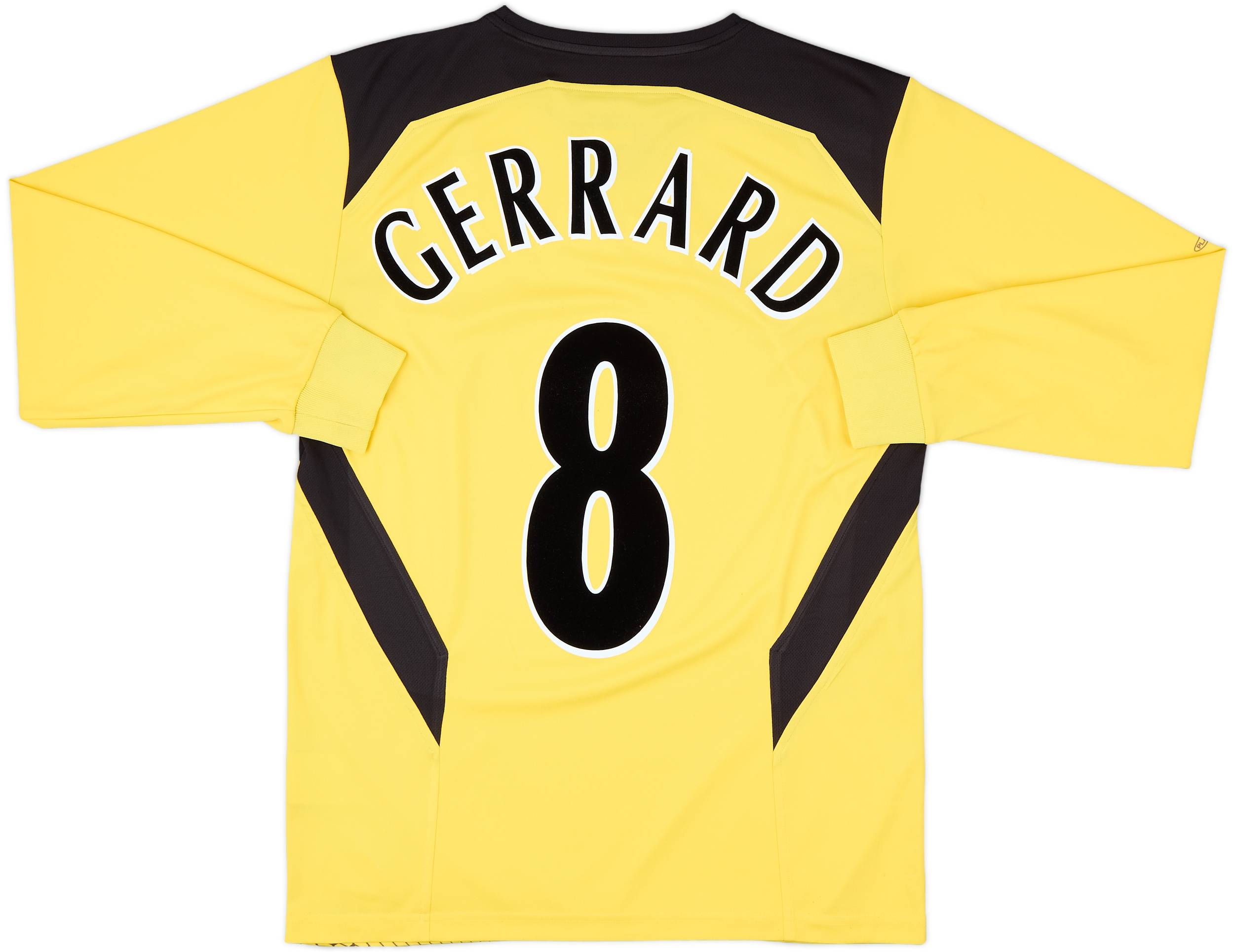 2004-06 Liverpool Away L/S Shirt Gerrard #8 - 8/10 - (S)