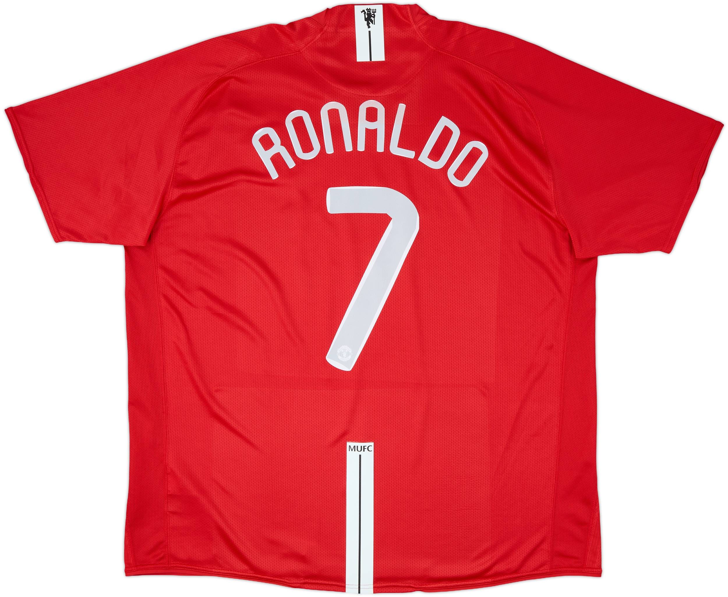 2007-09 Manchester United Home Shirt Ronaldo #7 - 6/10 - (3XL)