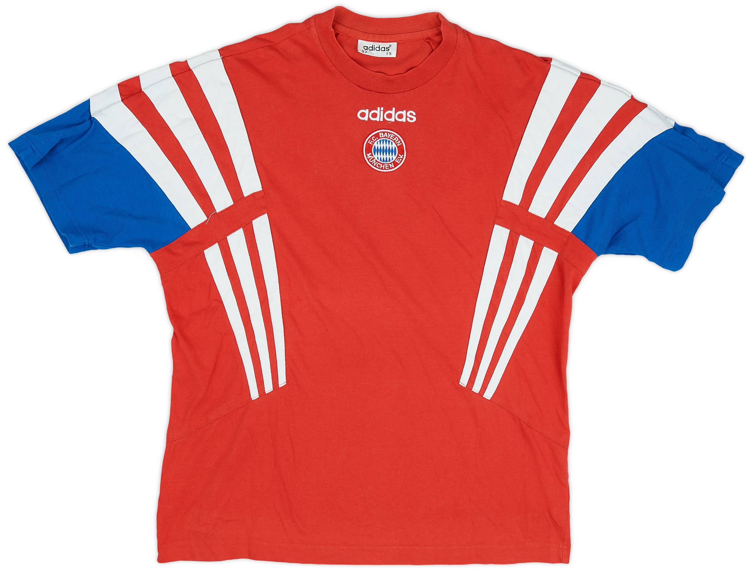 1995-96 Bayern Munich adidas Training Shirt - 8/10 - (L)