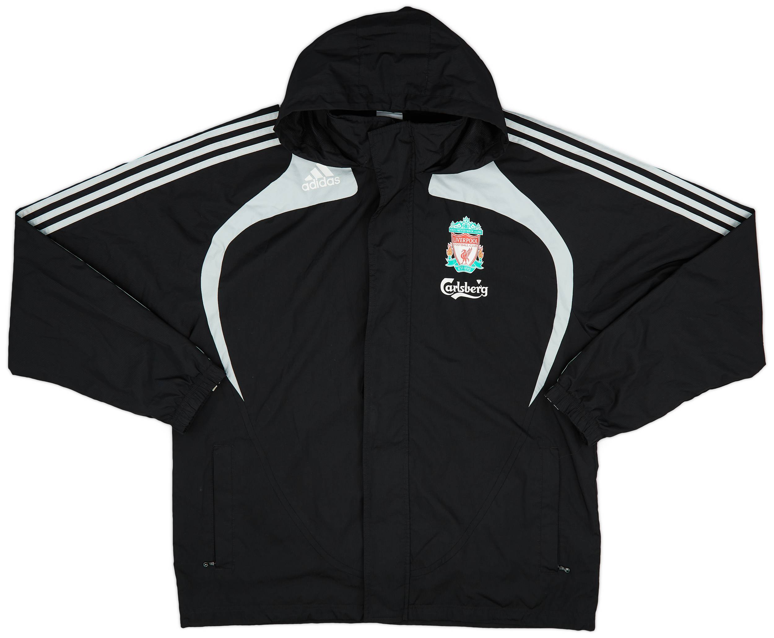 2008-09 Liverpool adidas Rain Jacket - 9/10 - (L)