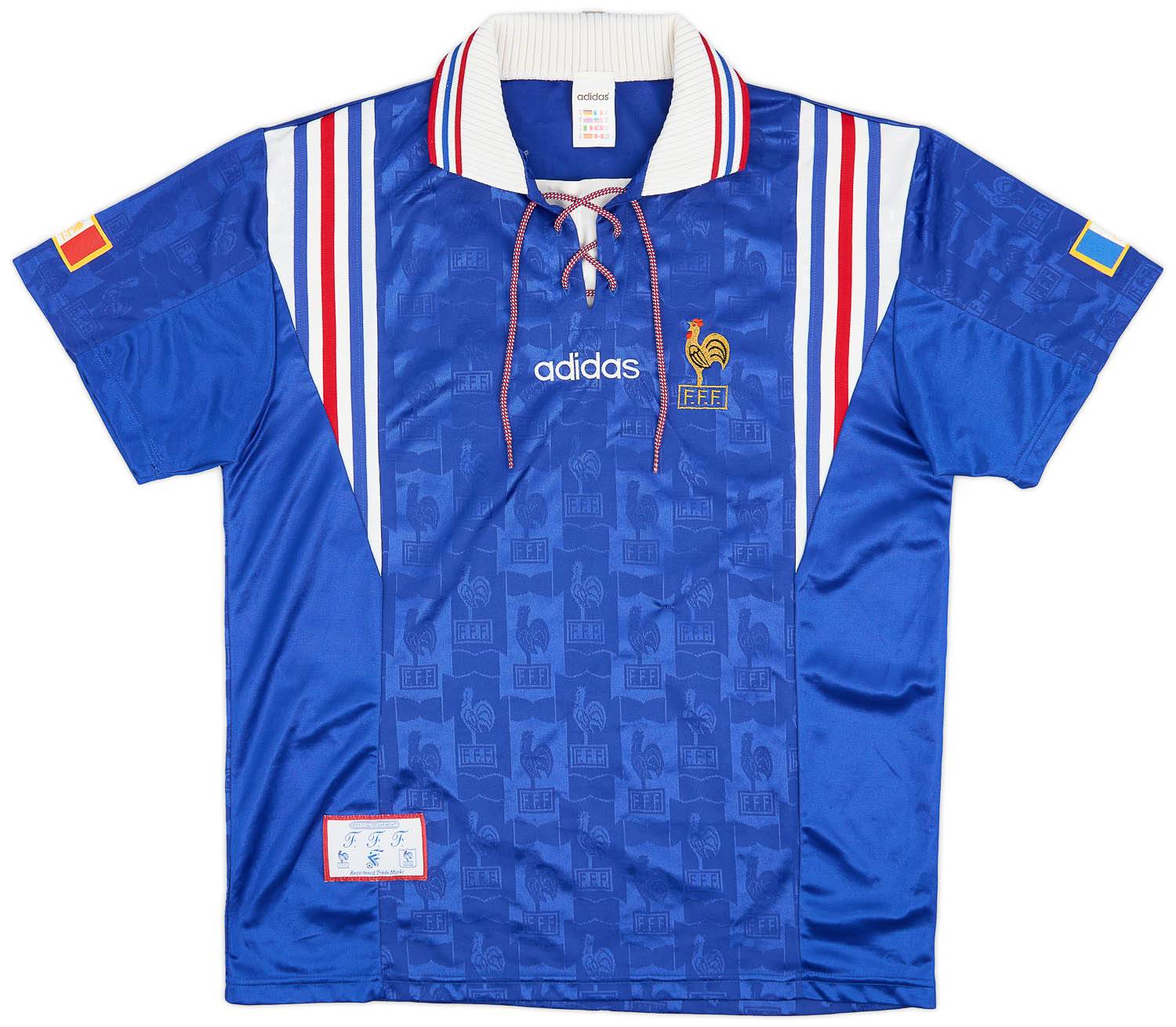 1996-98 France Home Shirt - 9/10 - (M)