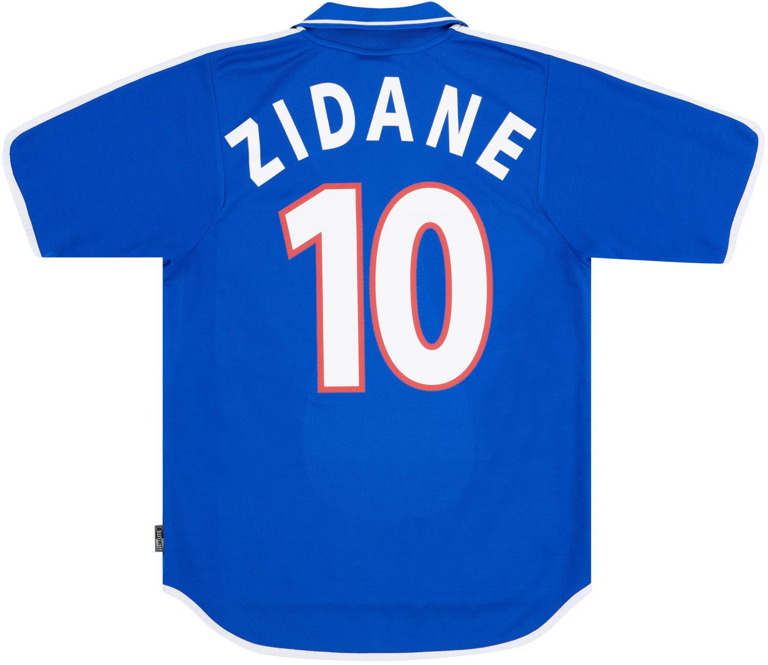 2000-02 France Home Shirt Zidane #10 (Excellent - 9/10)