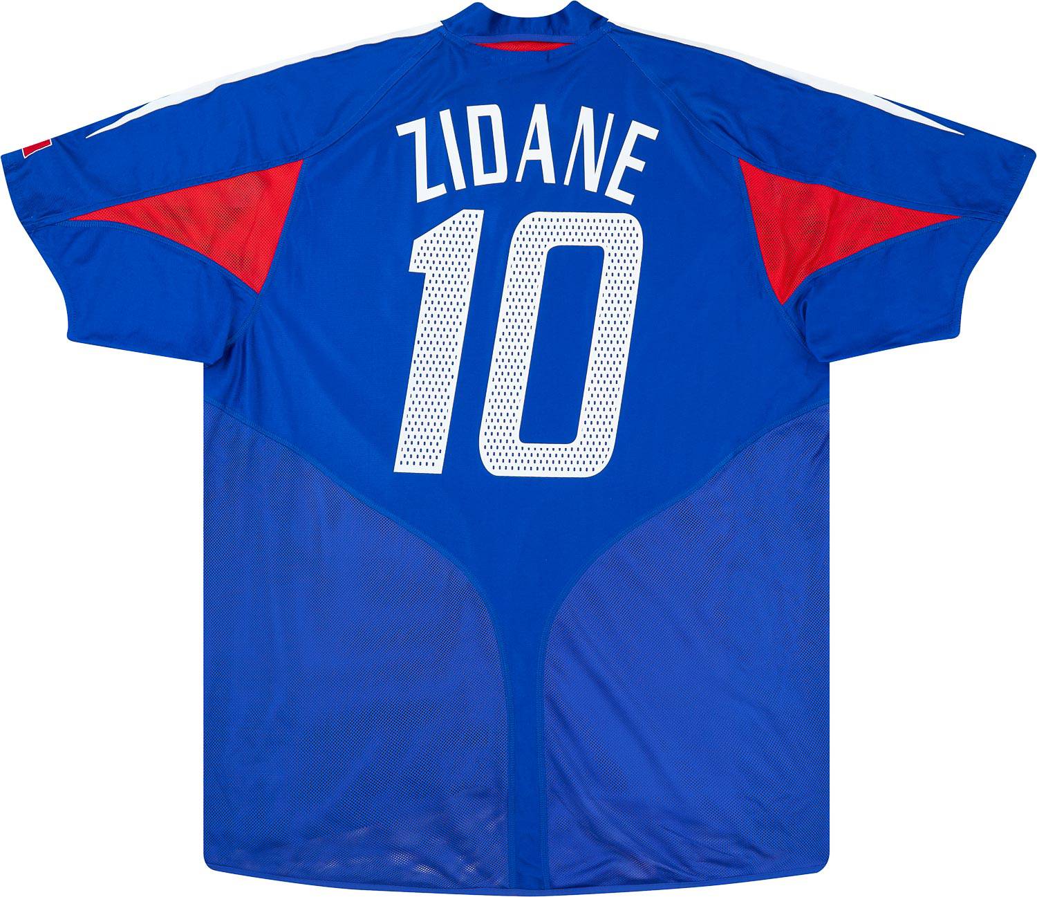 2004-06 France Home Shirt Zidane #10 (Excellent - 9/10)