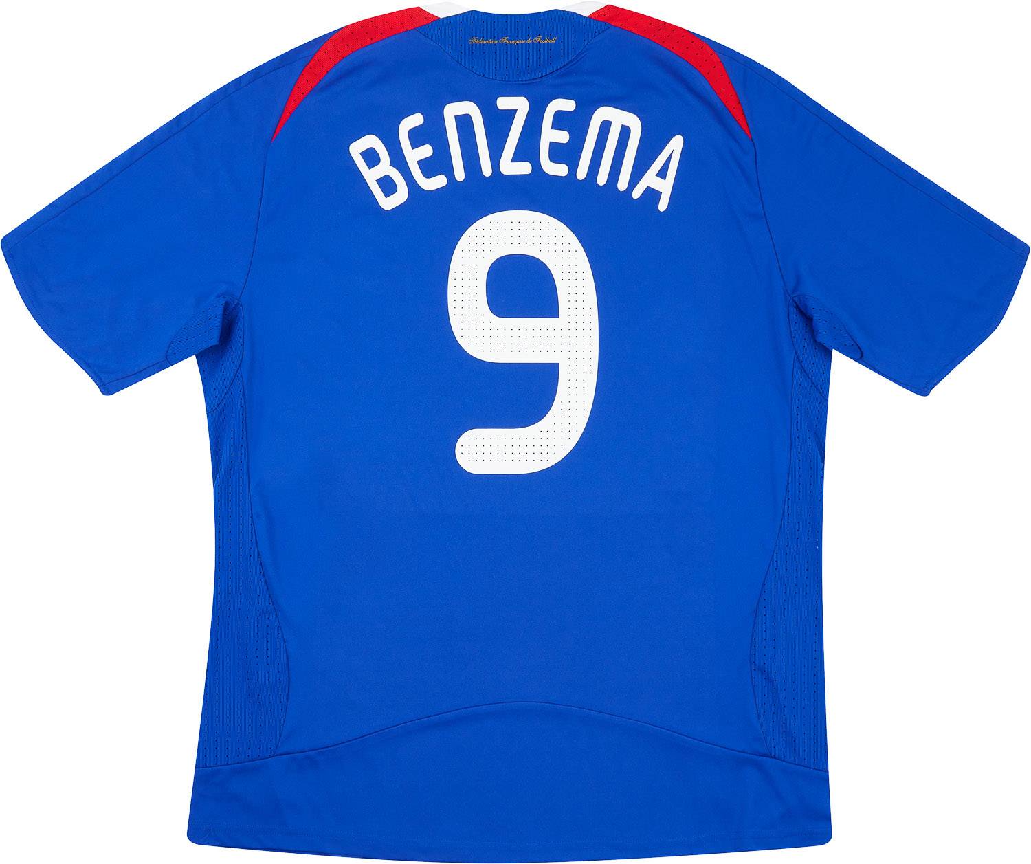 2007-08 France Home Shirt Benzema #9 - 6/10