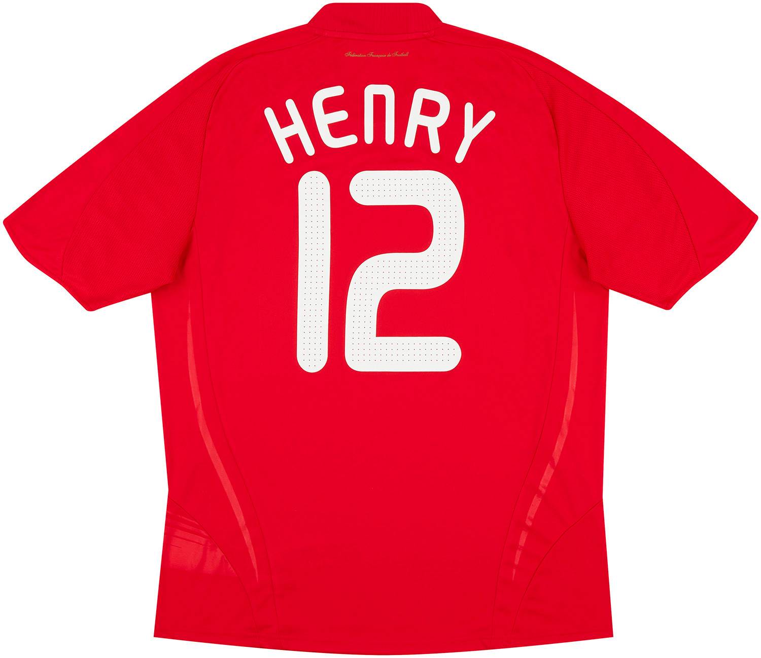 2007-08 France Away Shirt Henry #12 - 9/10