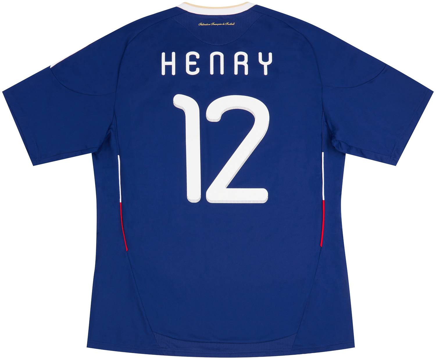2009-10 France Home Shirt Henry #12 (Excellent - 8/10)