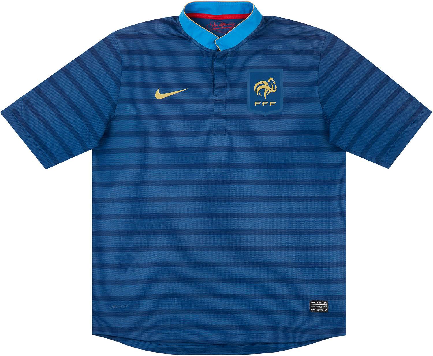 2012-13 France Player Issue Home Shirt - 8/10 - (M)