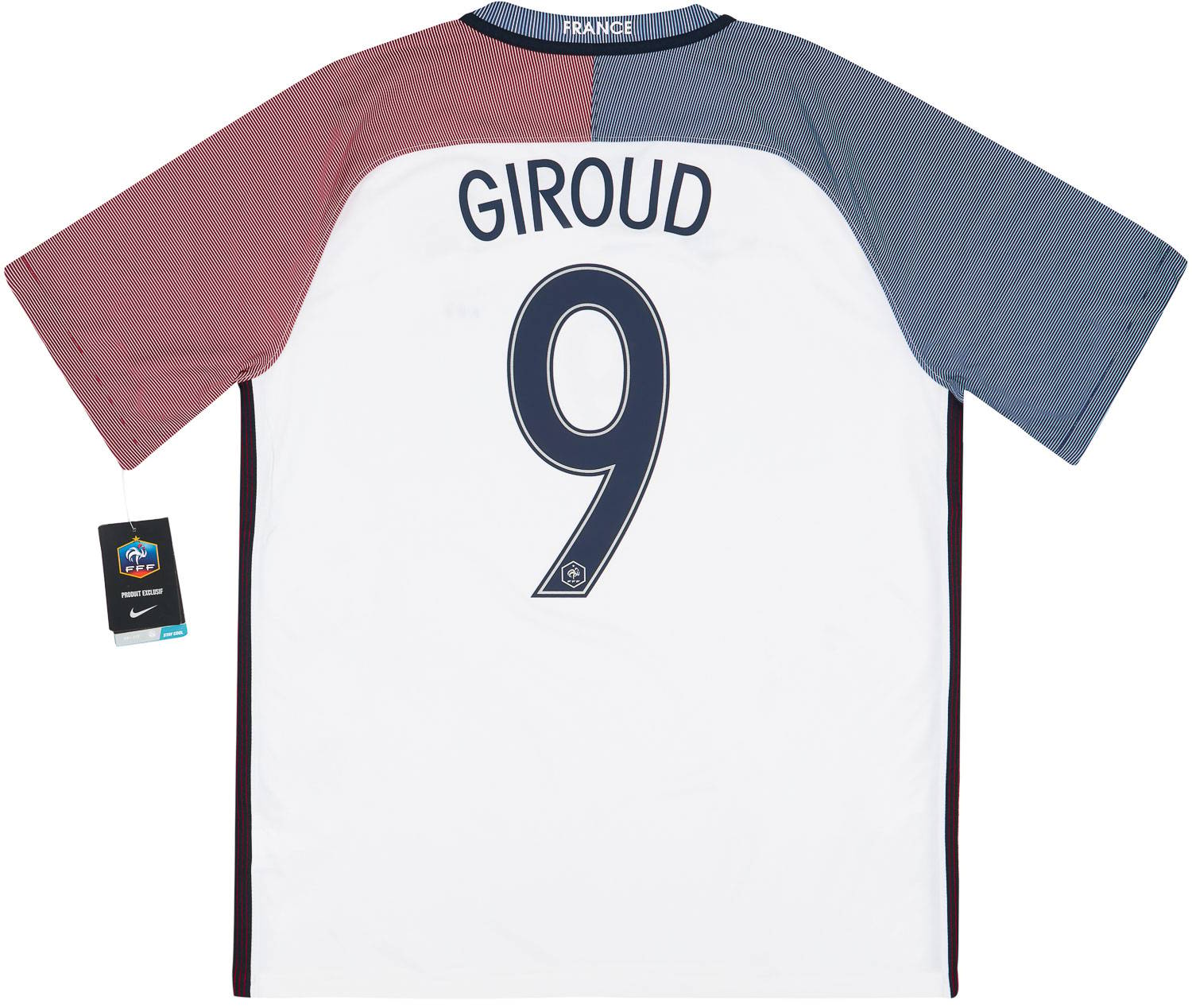 2016-17 France Away Shirt Giroud #9 (L)