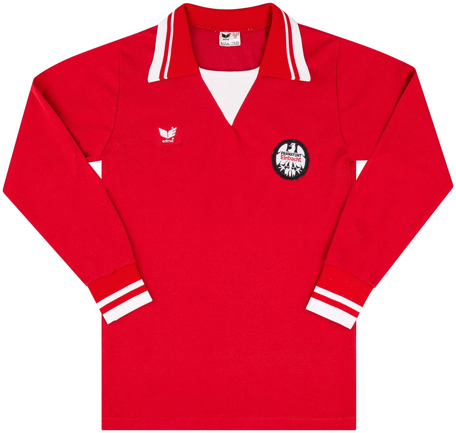 1978-79 Eintracht Frankfurt Home L/S Shirt - 8/10 - (S)
