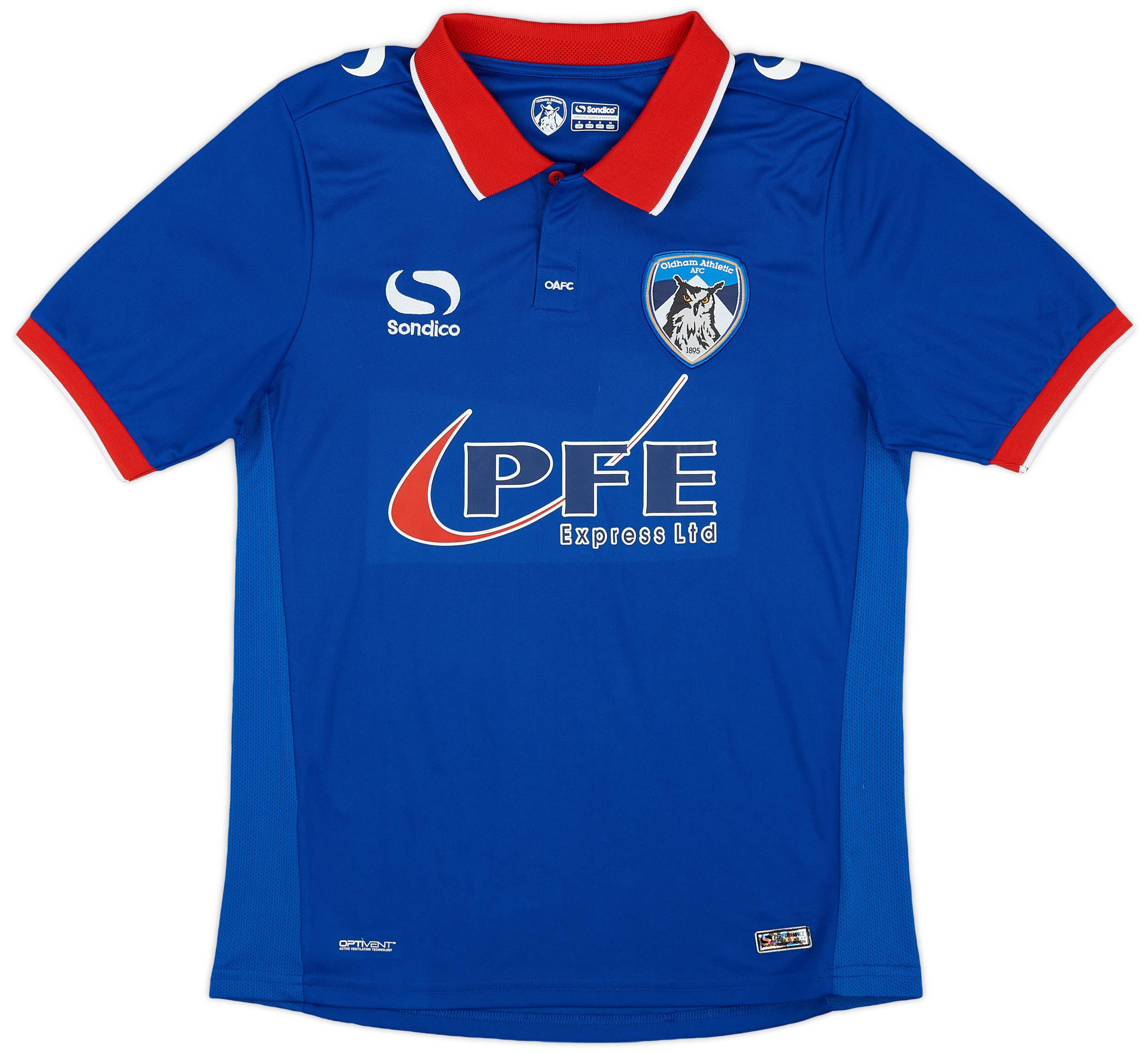 Oldham Athletic AFC サッカーシャツ Oldham Athletic Home football shirt 2010 - 2012 mens jersey