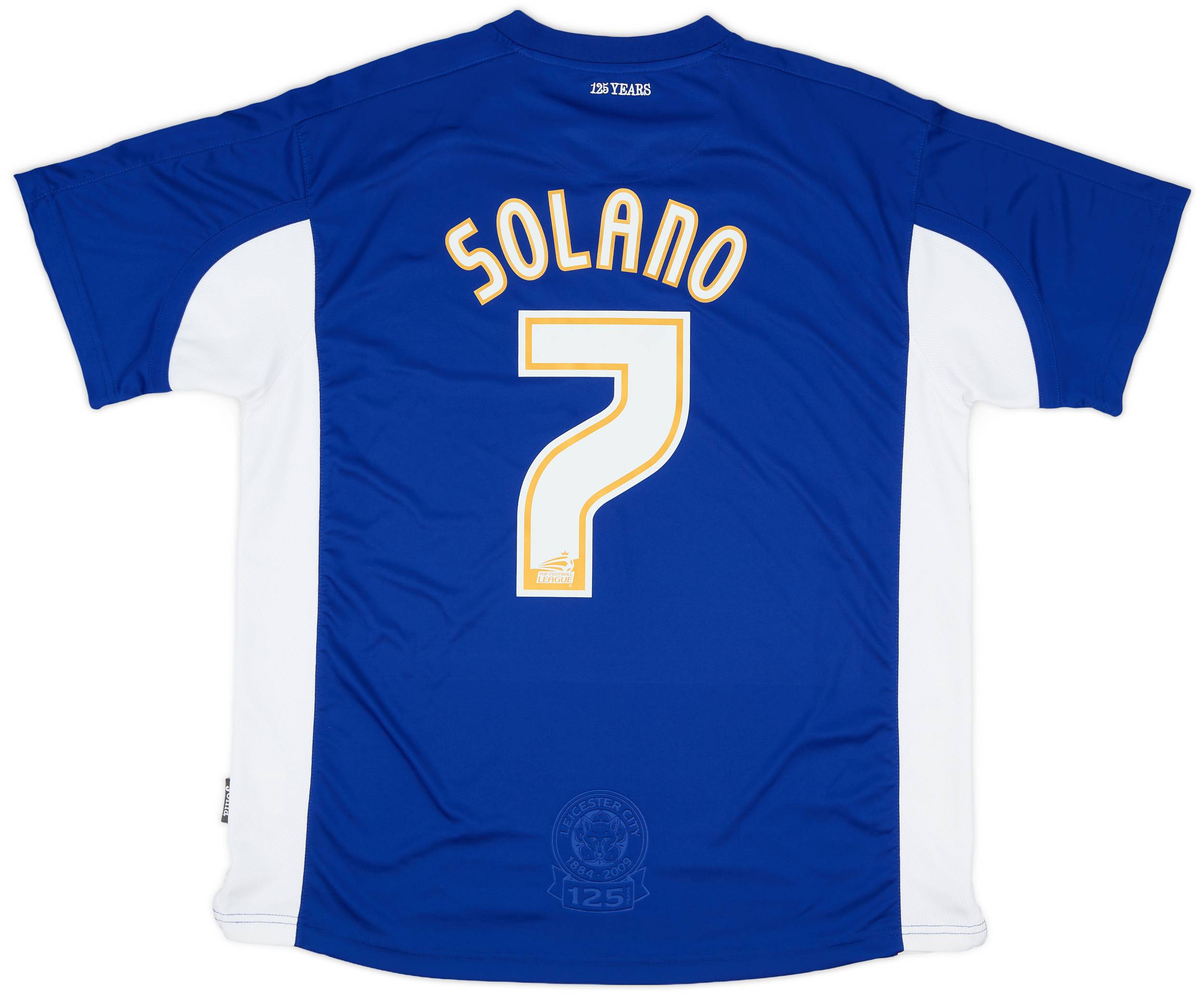 2009-10 Leicester '125 Years' Home Shirt Solano #7 - 9/10 - (XL)