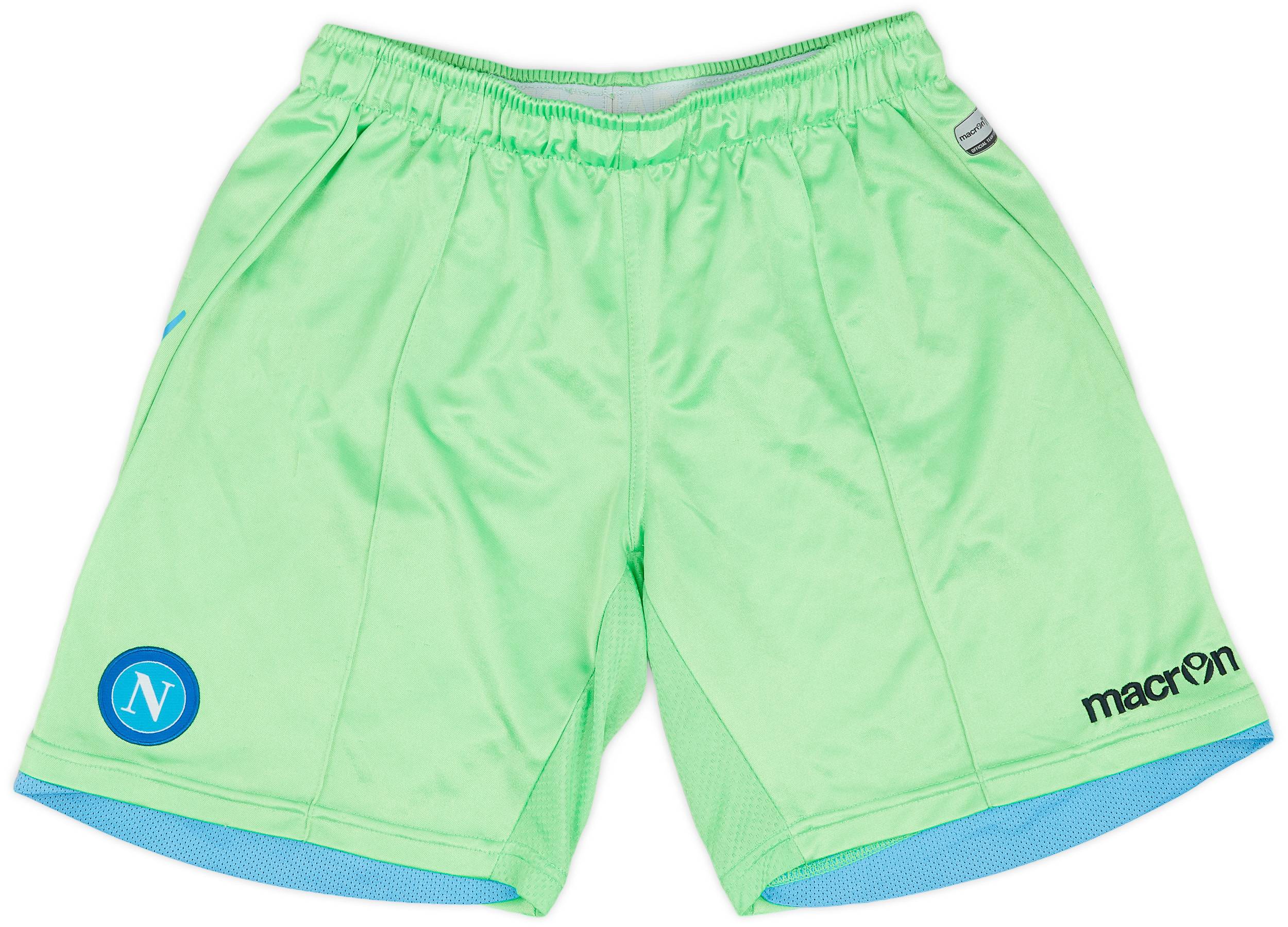 2014-15 Napoli GK Shorts - Excellent 8/10 - (XL.Boys)