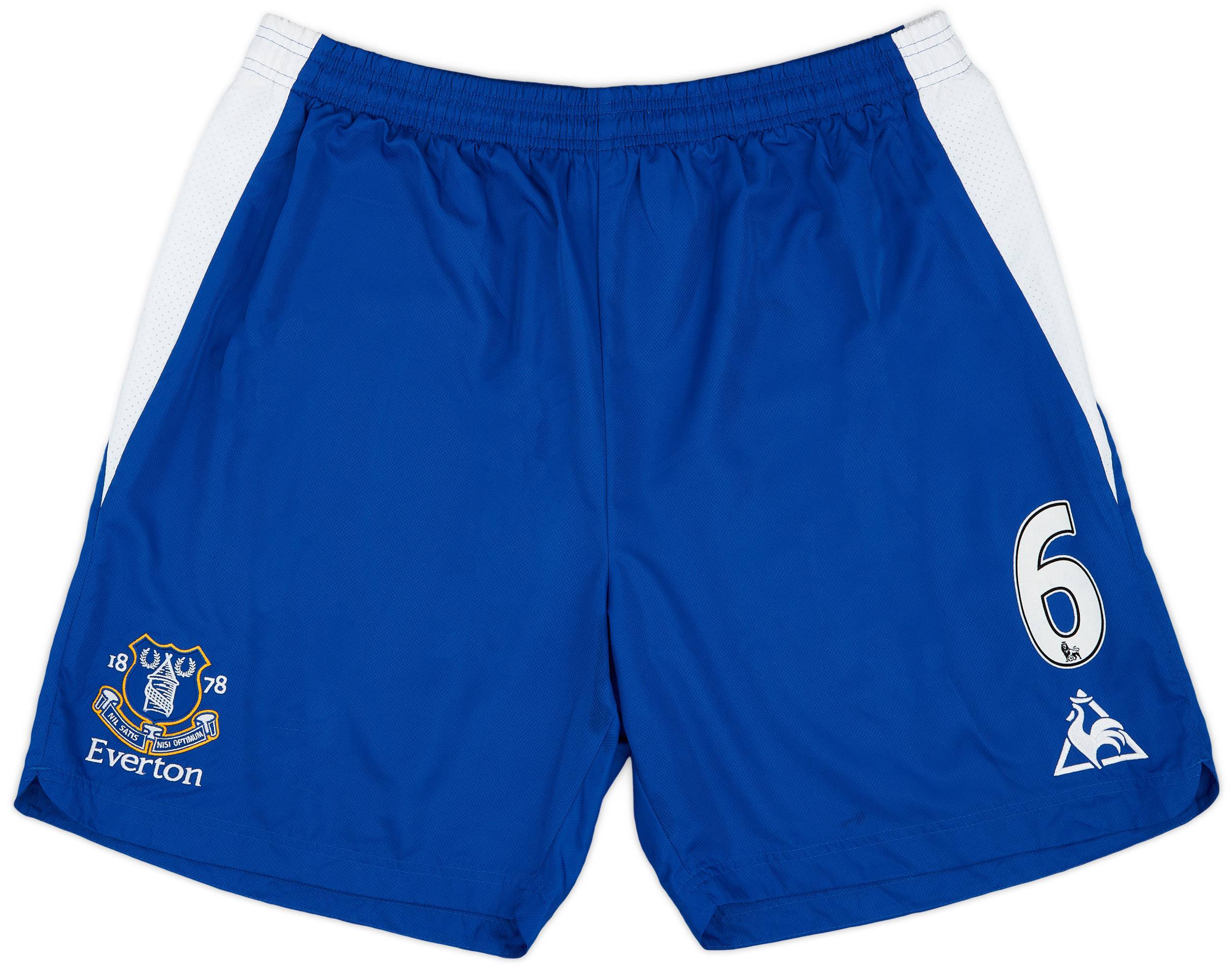 2009-10 Everton Player Issue Training Shorts #6 - Excellent 9/10 - (3XL)