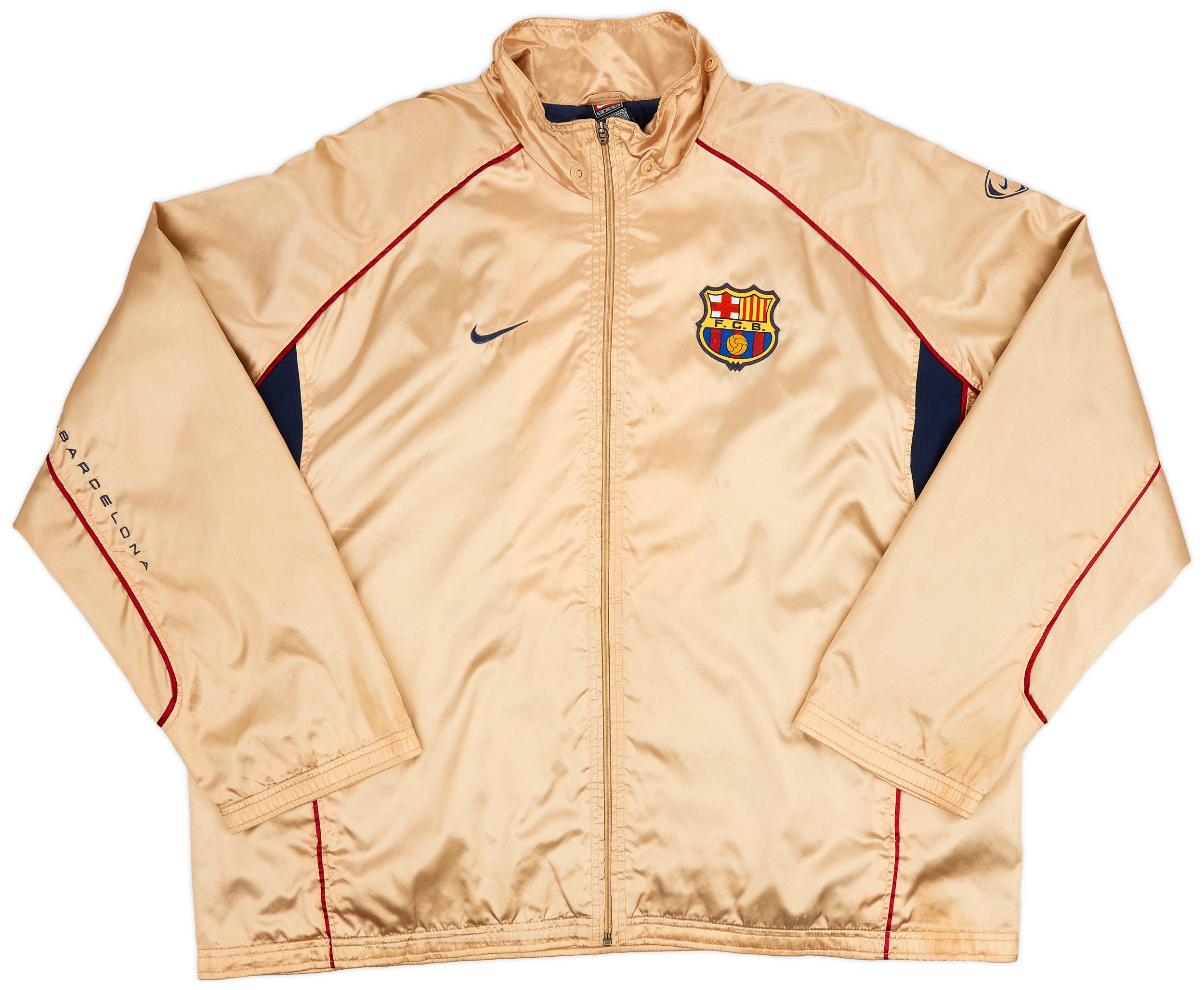 Fc barcelona warm up jacket store