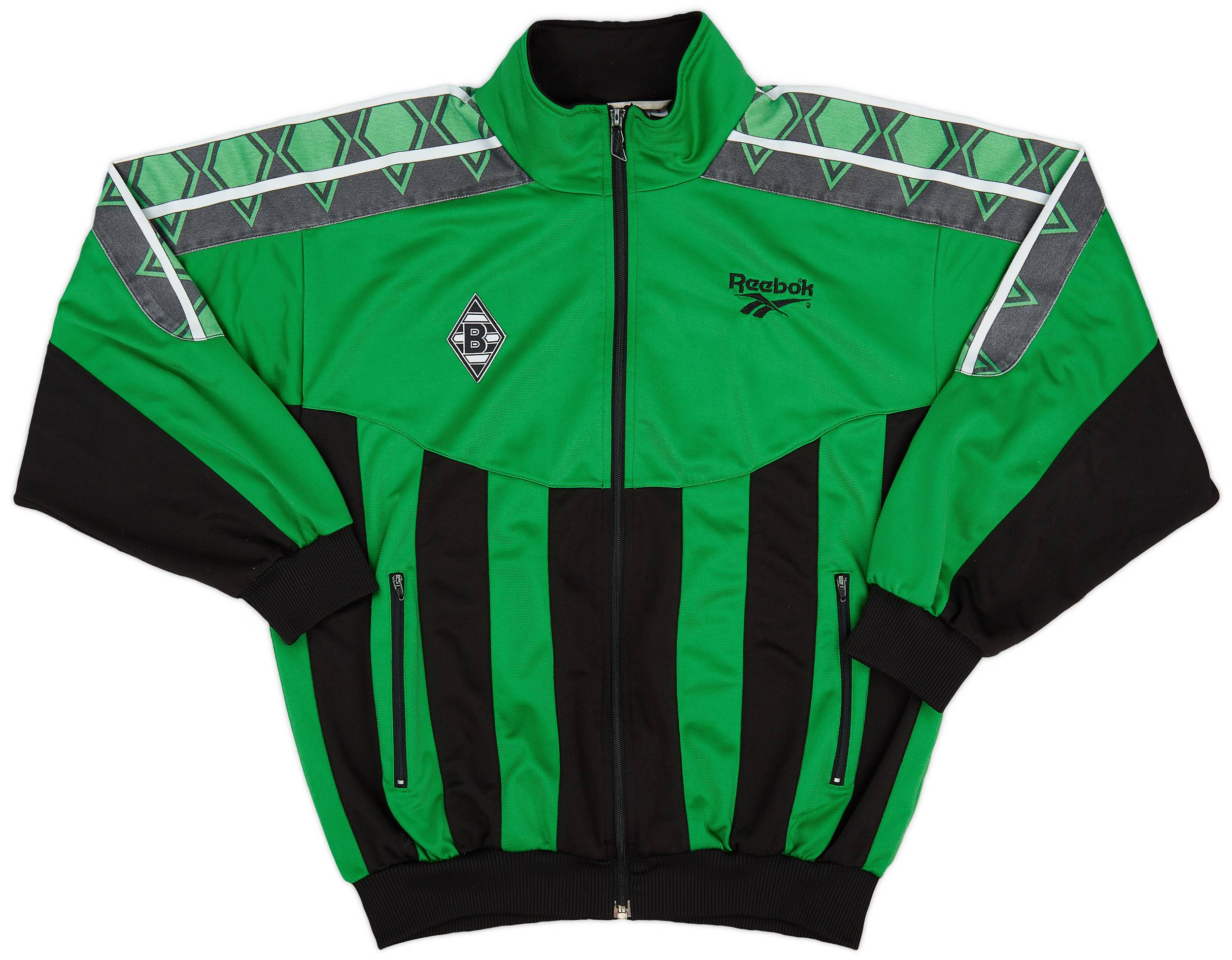 1996-98 Borussia Monchengladbach Reebok Track Top - 8/10 - (S)