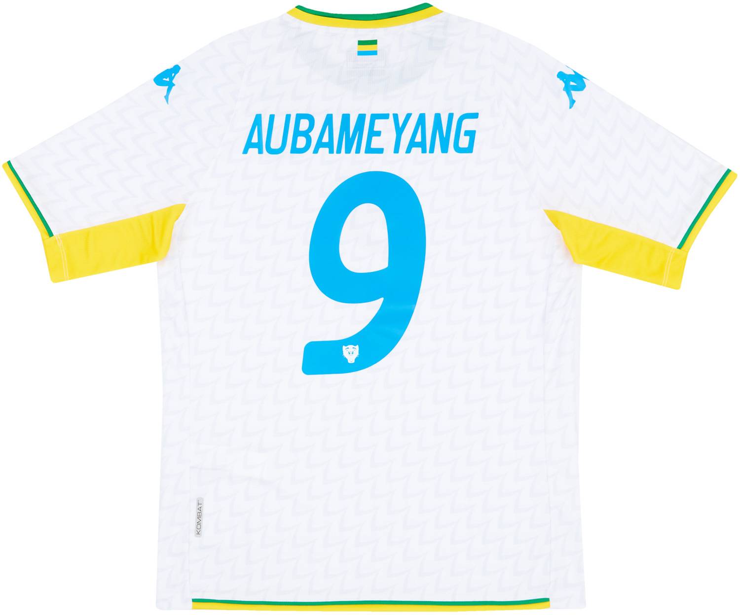 2021-22 Gabon Away Shirt Aubameyang #9