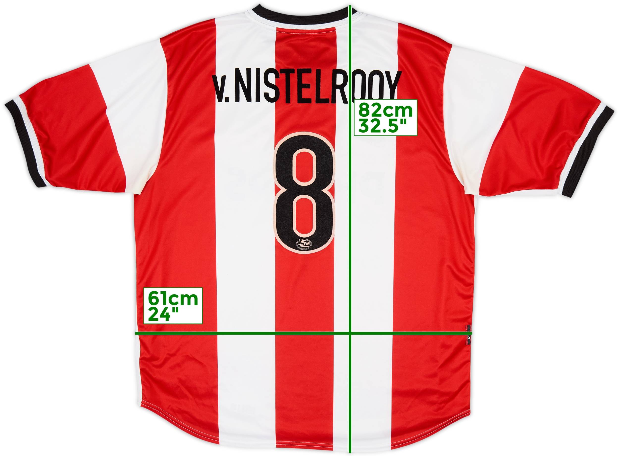 1998-00 PSV Home Shirt V.Nistelrooy #8 - 5/10 - (XXL)