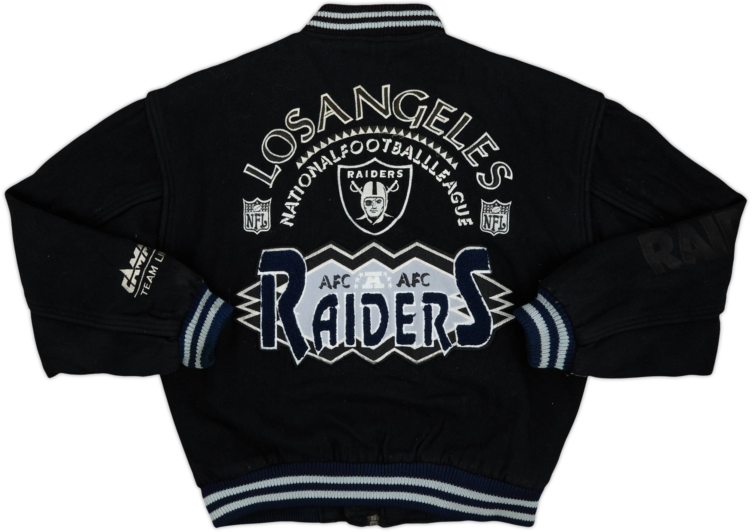 1990-94 Los Angeles Raiders Campri Teamline Varsity Jacket - 5/10