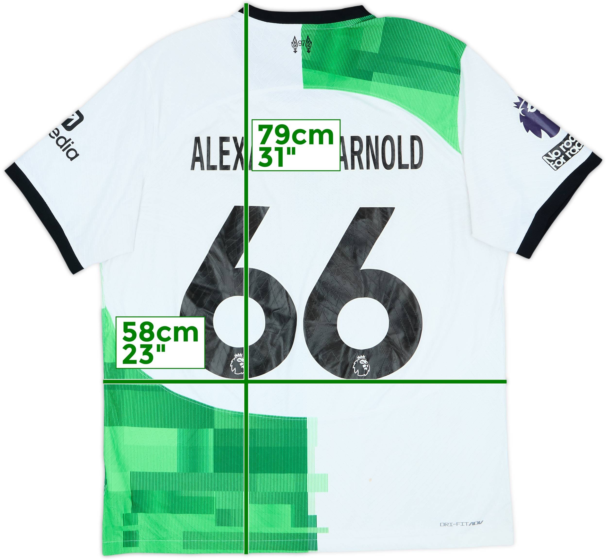 2023-24 Liverpool Authentic Away Shirt Alexander-Arnold #66 - 7/10