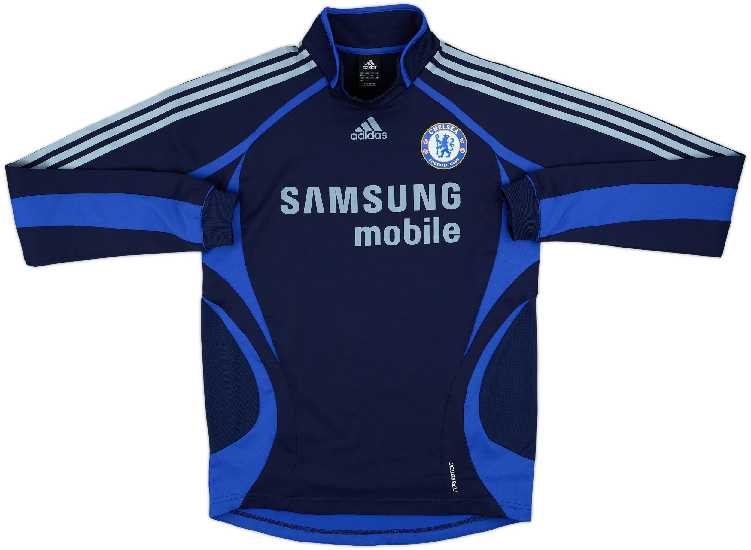 2006-07 Chelsea adidas Formotion Training L/S Shirt - 8/10 - (M)