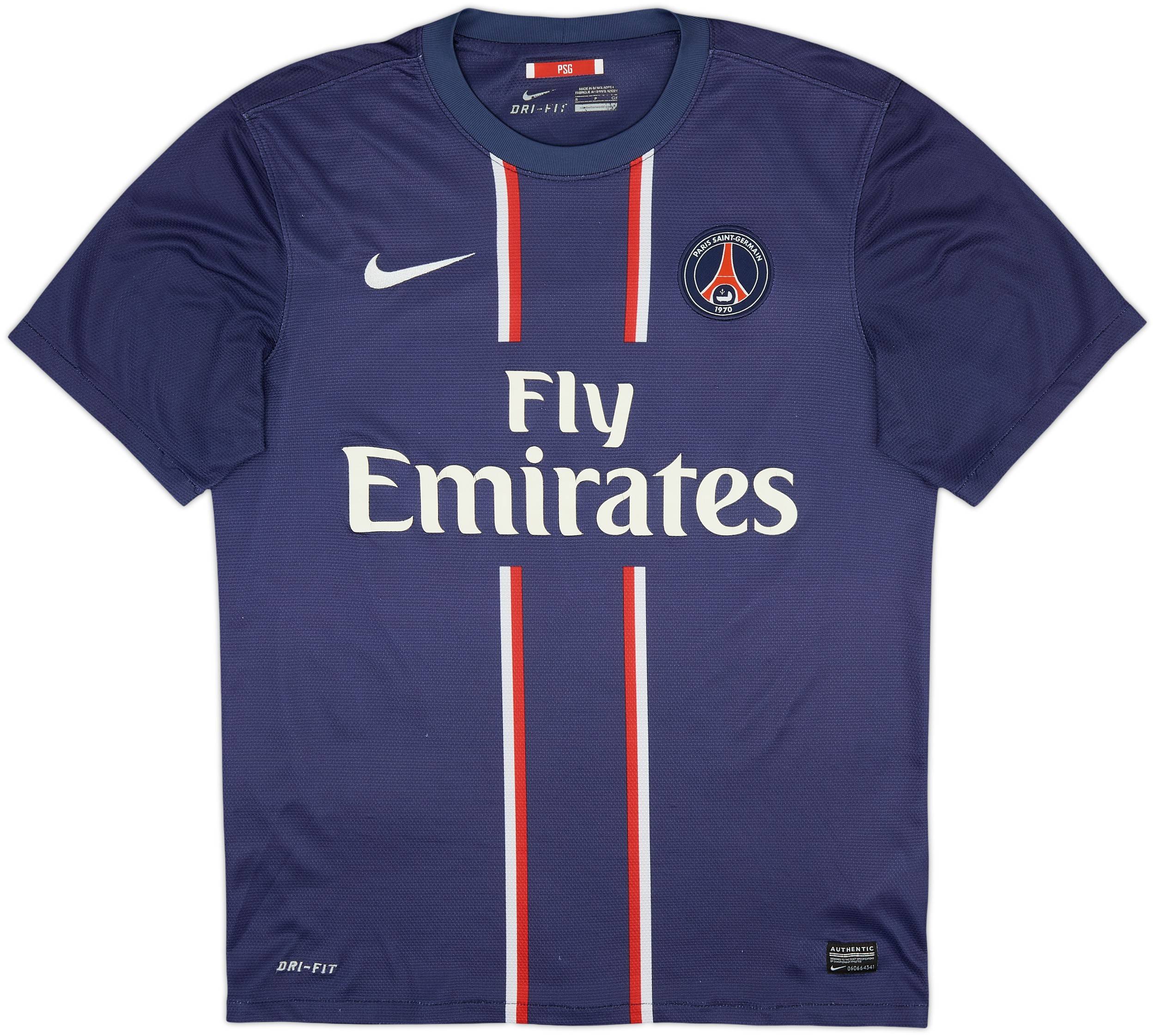 2012-13 Paris Saint-Germain Home Shirt Beckham #32 - 6/10 - (S)