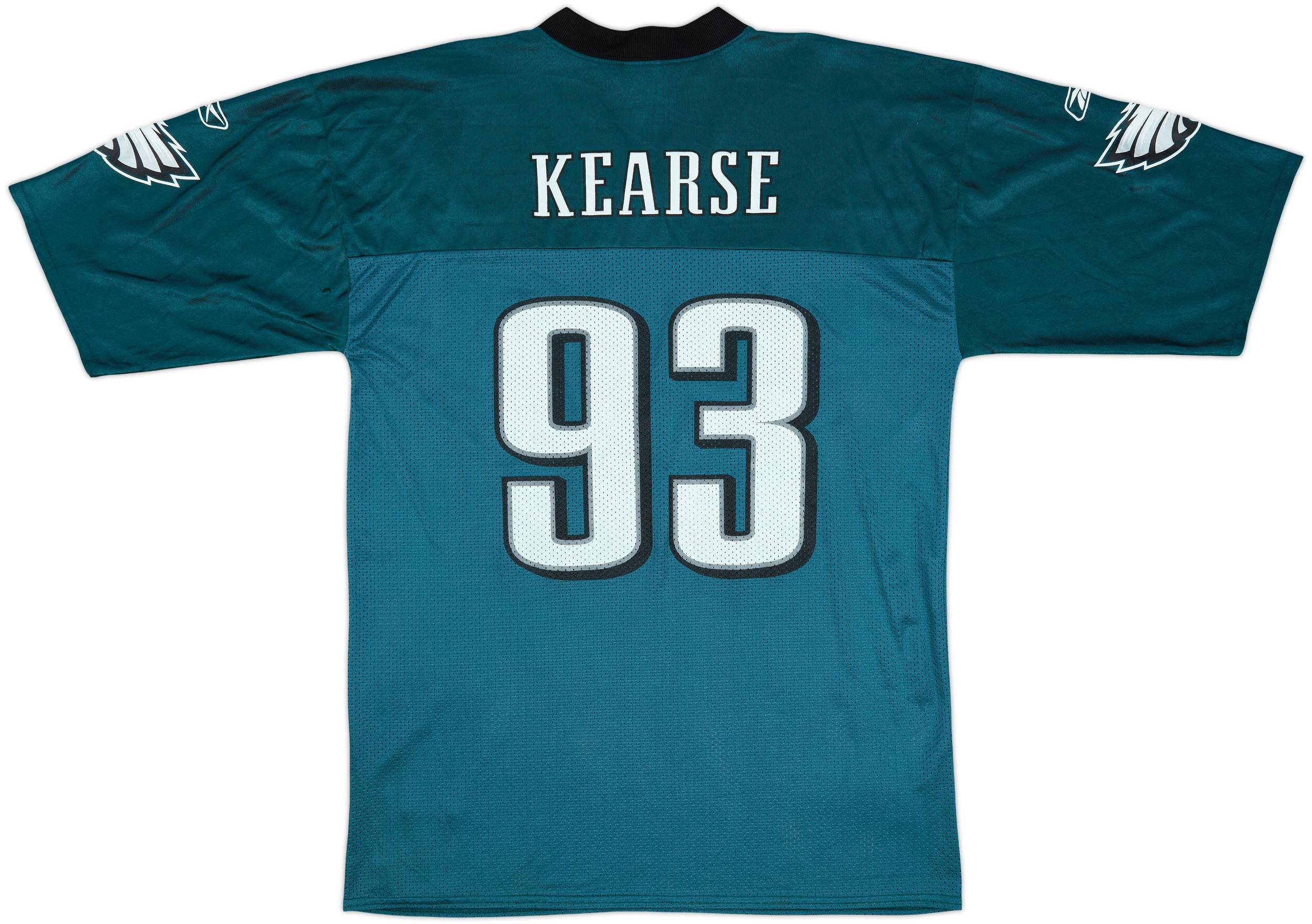 2005-06 Philadelphia Eagles Kearse #93 Reebok Replica Home Jersey