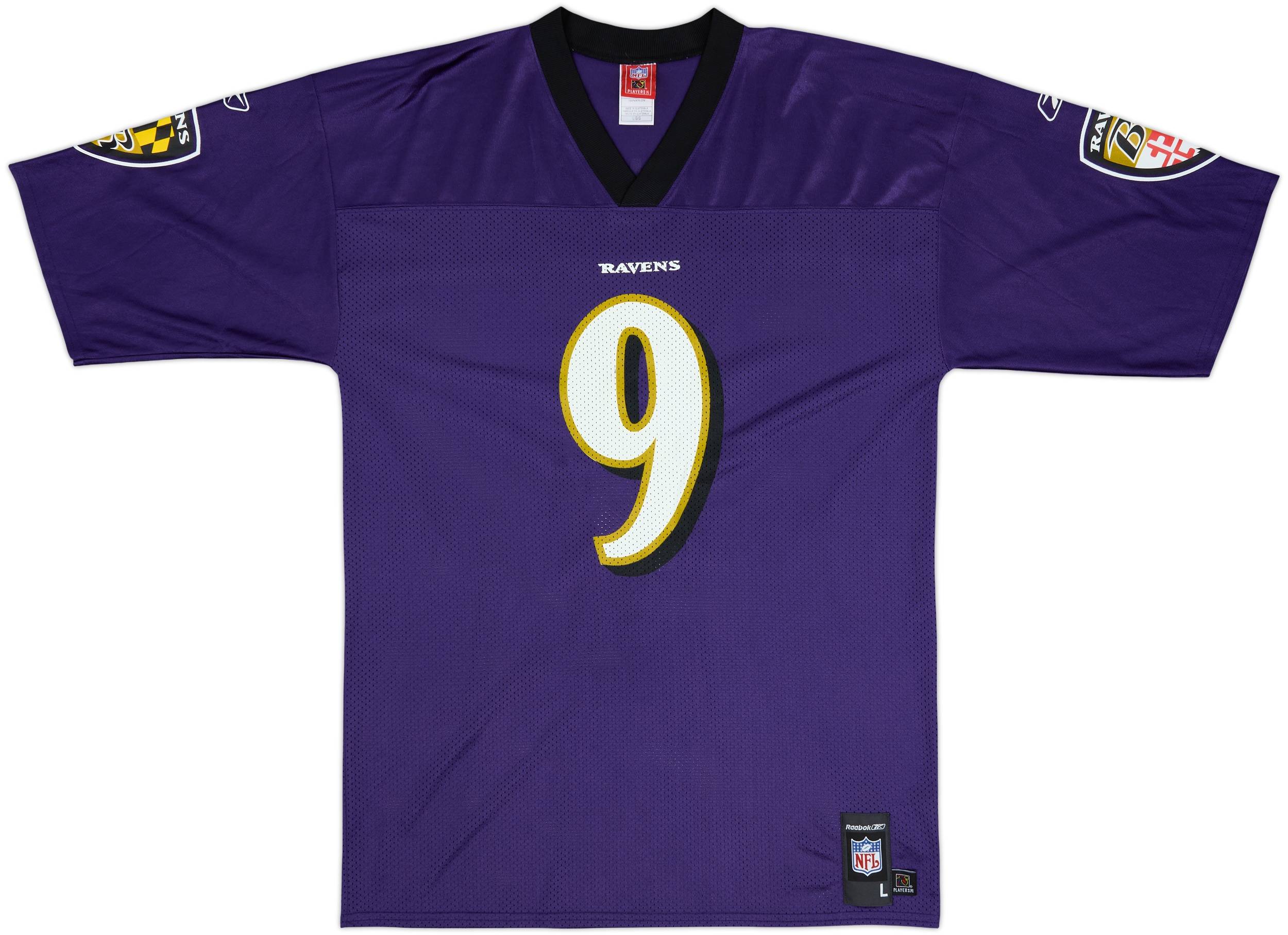 2006 Baltimore Ravens McNair #9 Reebok Replica Home Jersey - 5/10