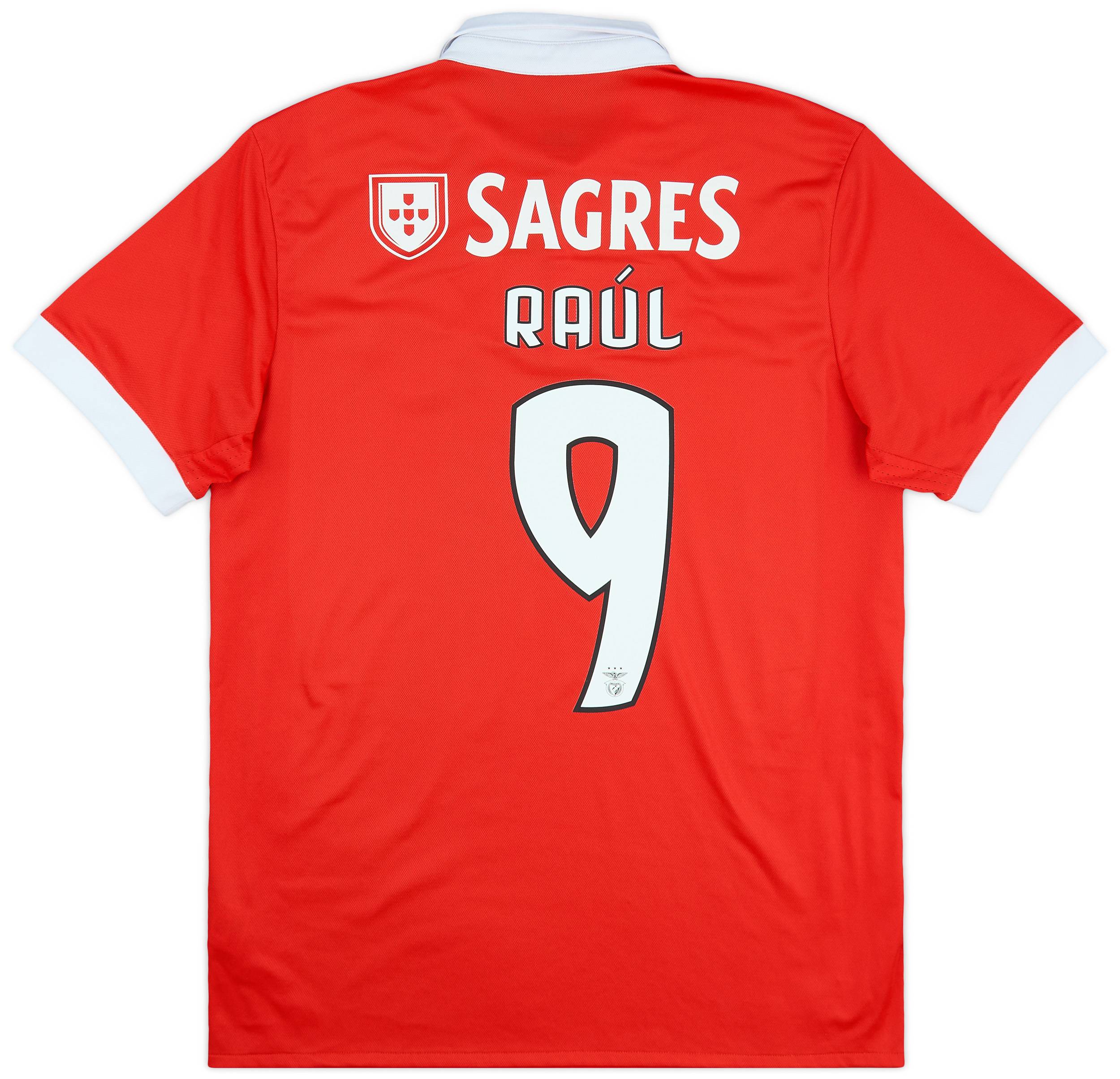 2017-18 Benfica Home Shirt Raul #9 - 8/10 - (L)