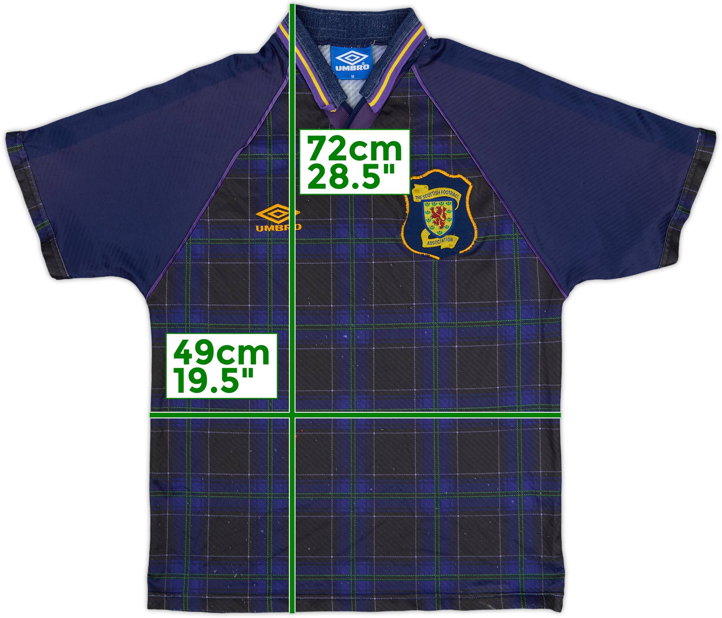 Scotland 1996–98 Alloy Shirt – Retro Home Kit, image size:2500x2140