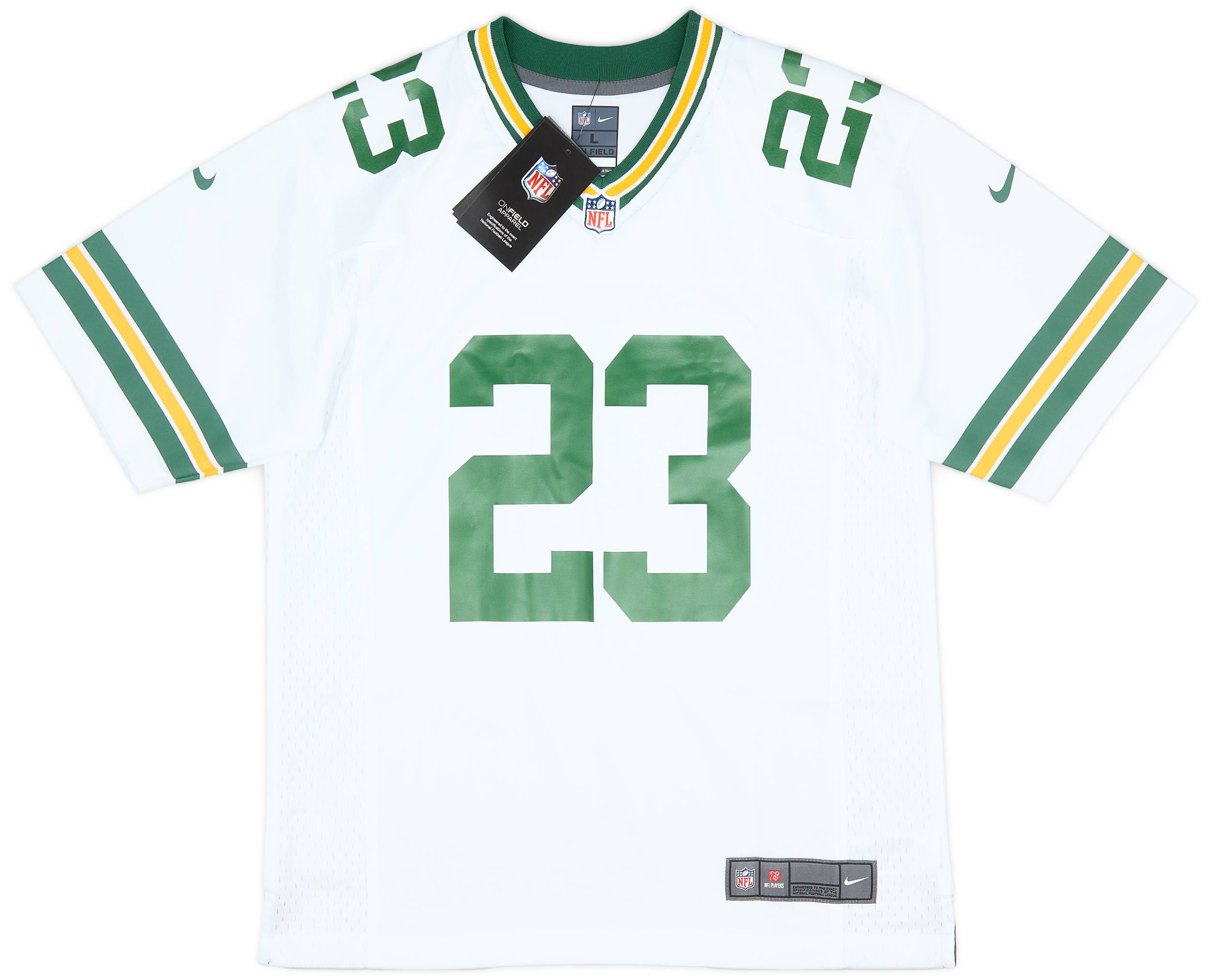 2018 23 Green Bay Packers Alexander 23 Nike Game Away Jersey L.Kids